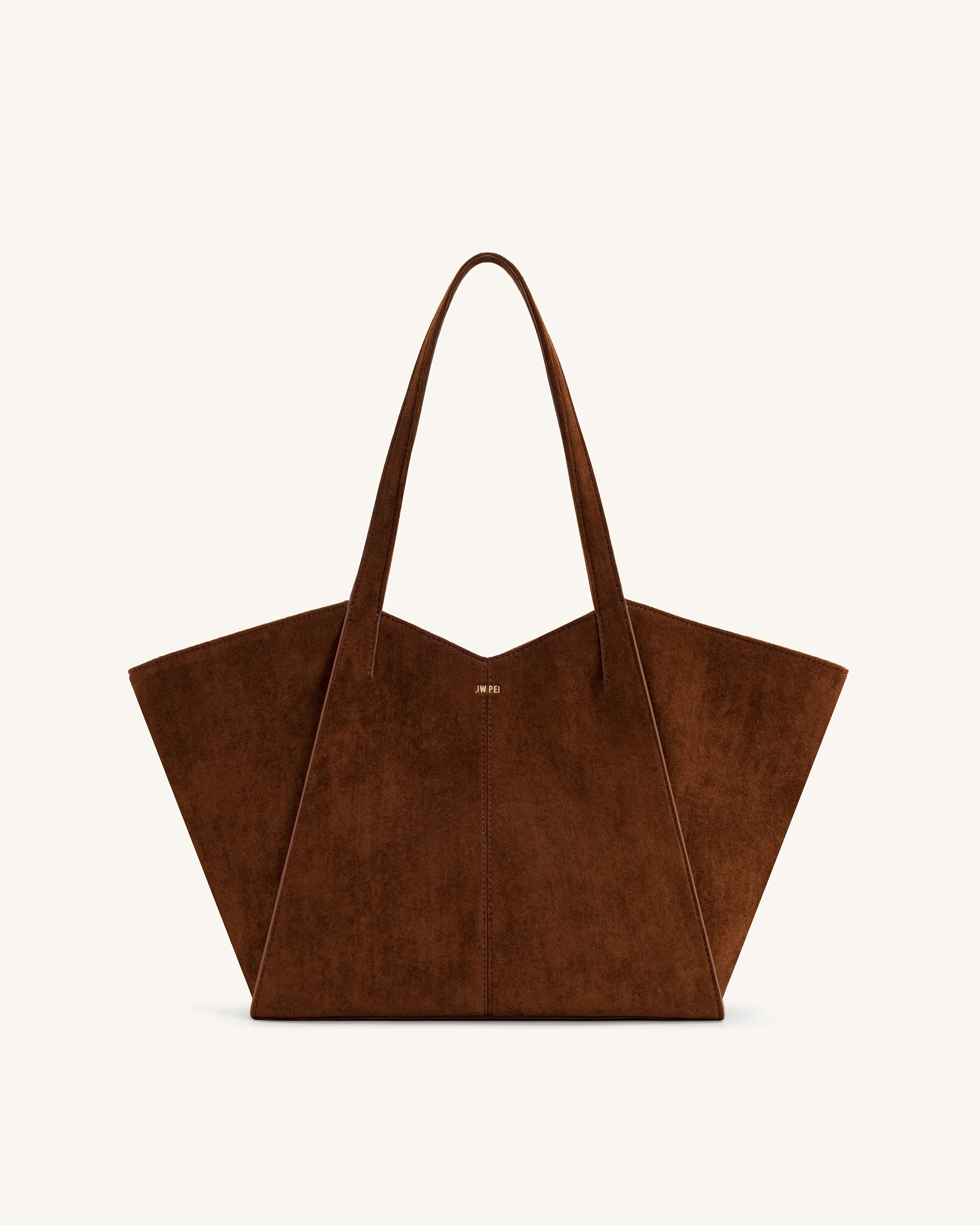 Jw Pei Kiana Large Capacity Tote Bag Dark Brown