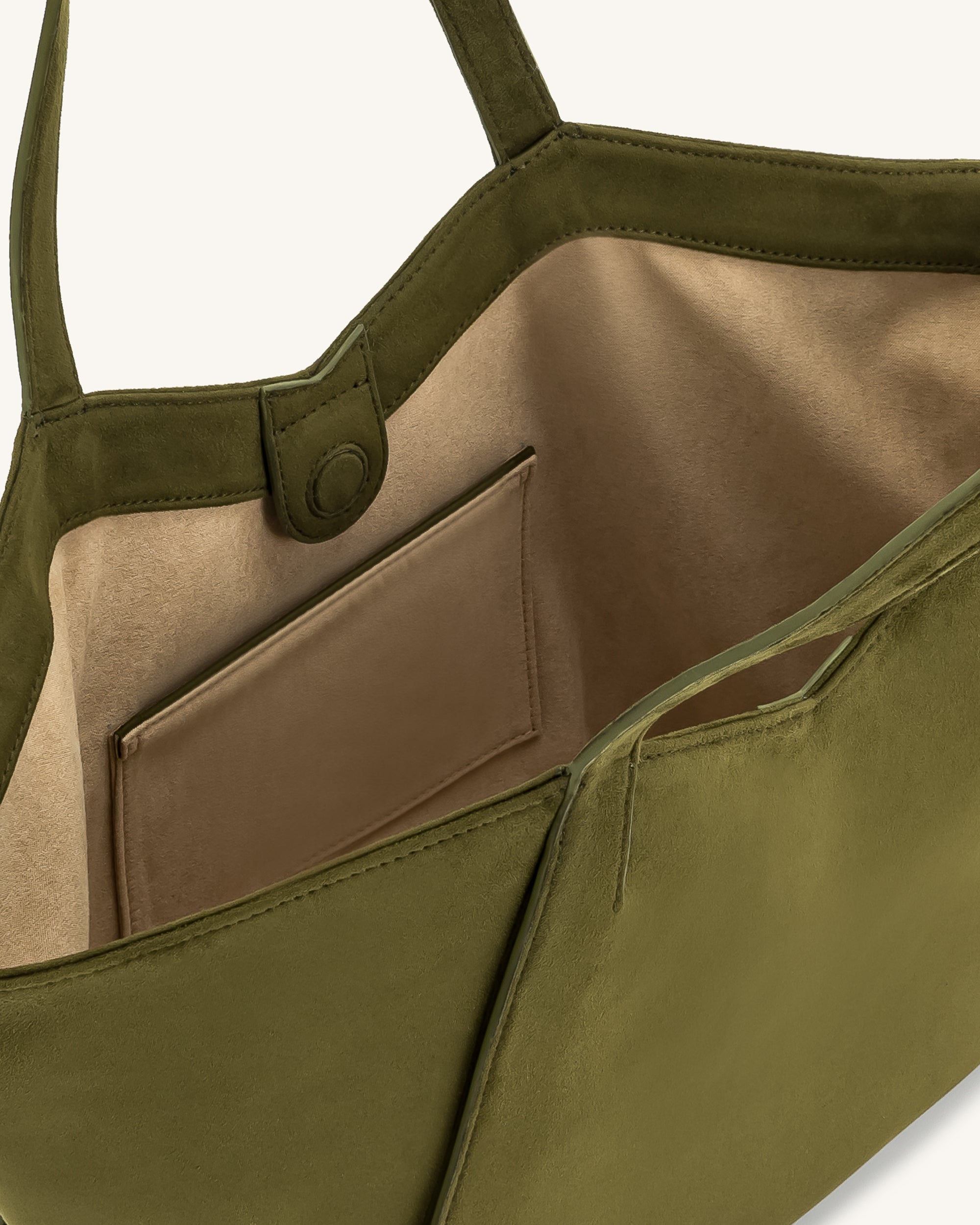 Jw Pei Kiana Large Capacity Tote Bag Dark Olive