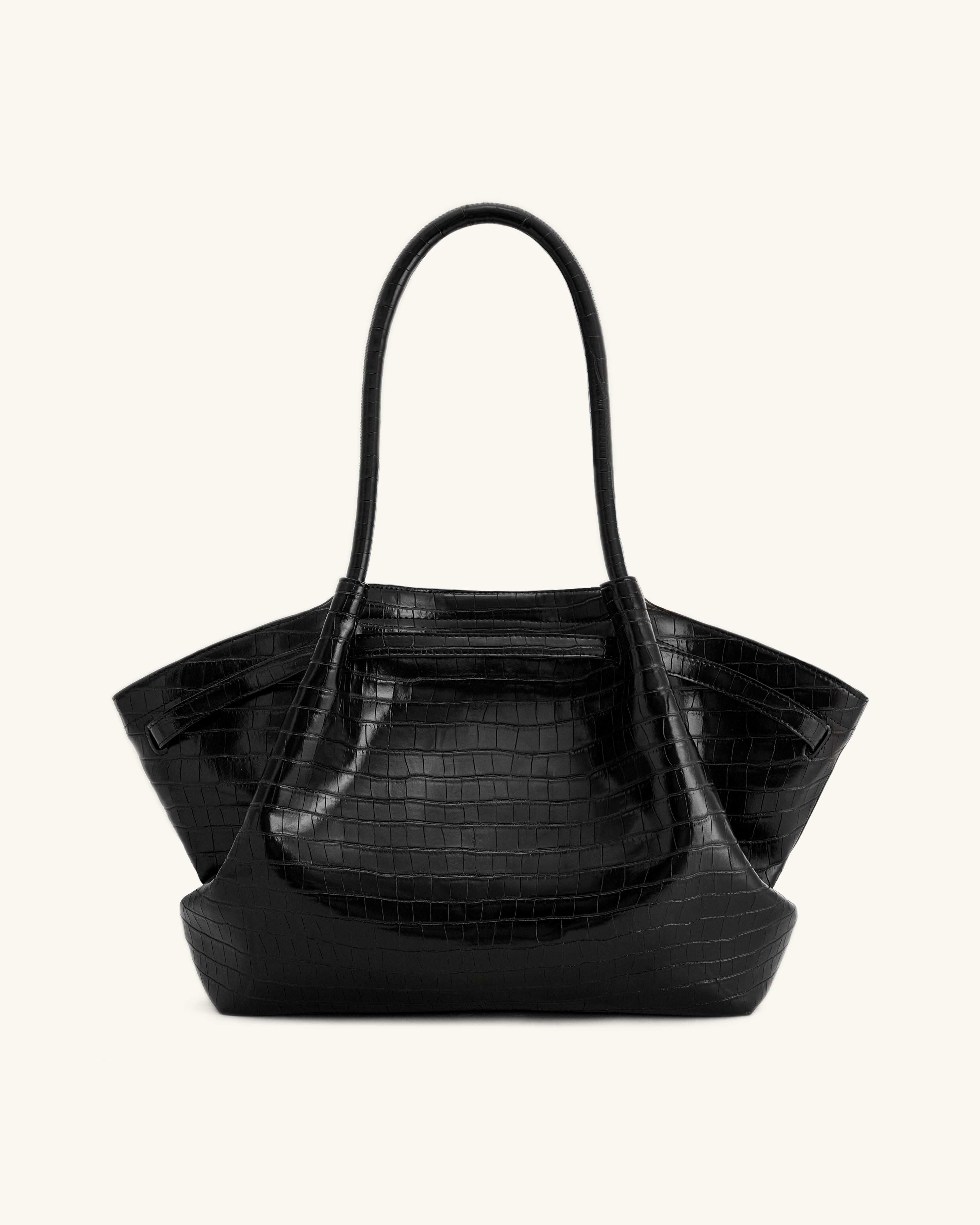 Jw Pei Hana Large Tote Bag Black Croc