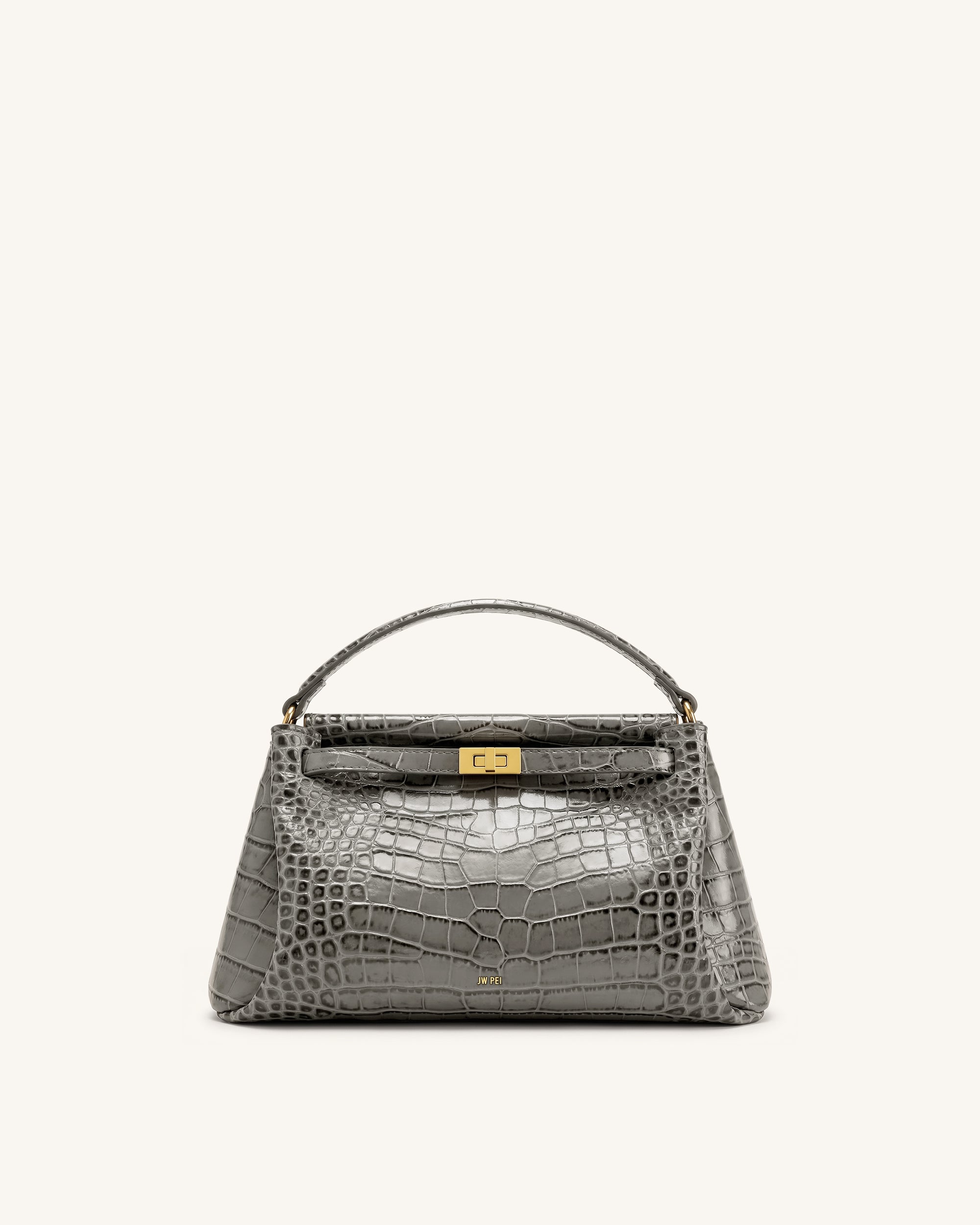 Jw Pei Carmen Top Handle Bag Grey Croc