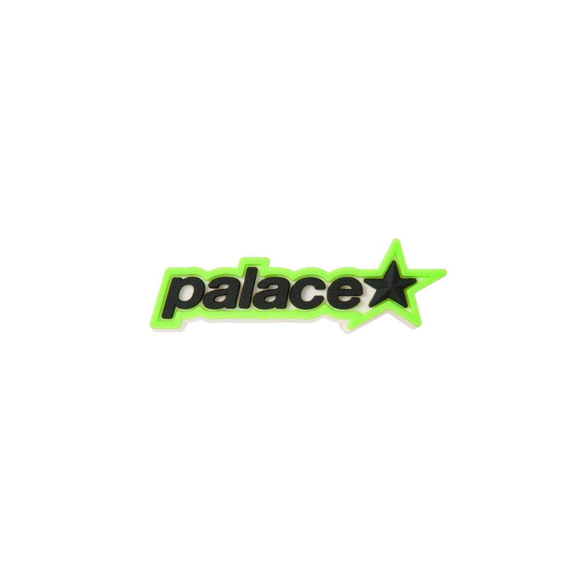 Palace STAR PIN Badge White / Green