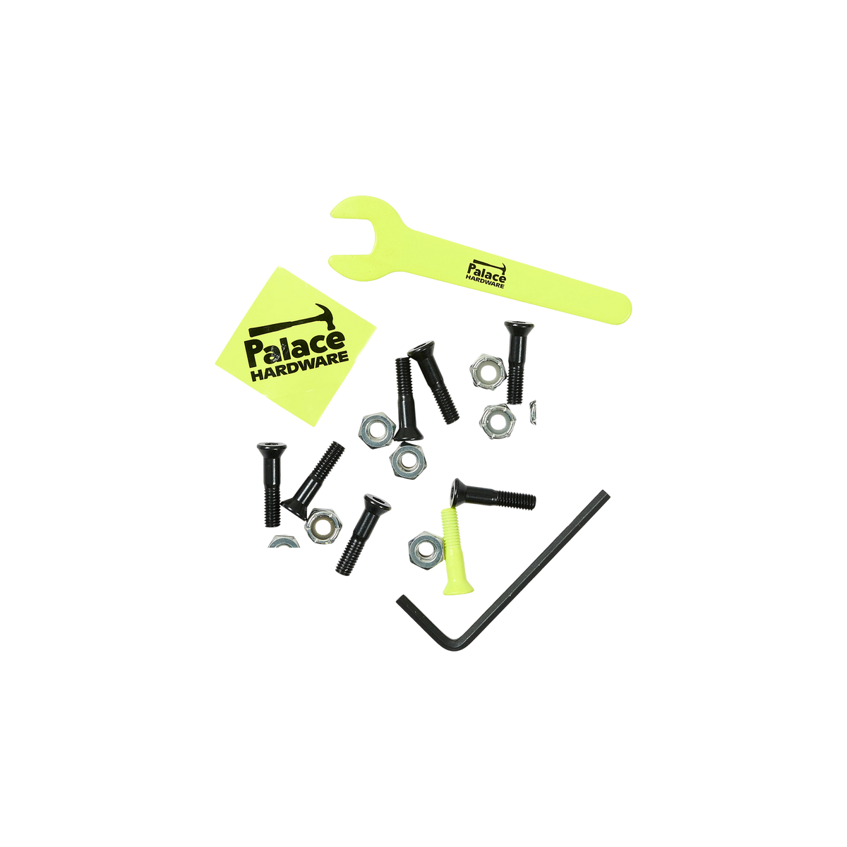 Palace Hardware Allen Bolts Safety Yellow / Black