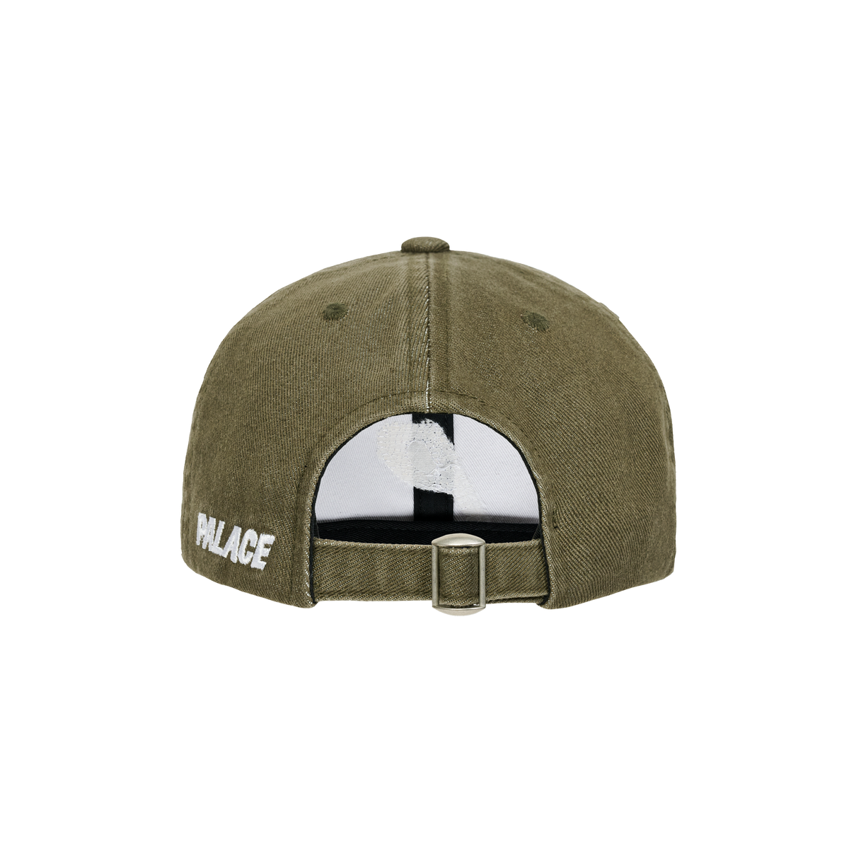 Palace Skateboards Bleached Denim P 6-Panel ARMY Olive