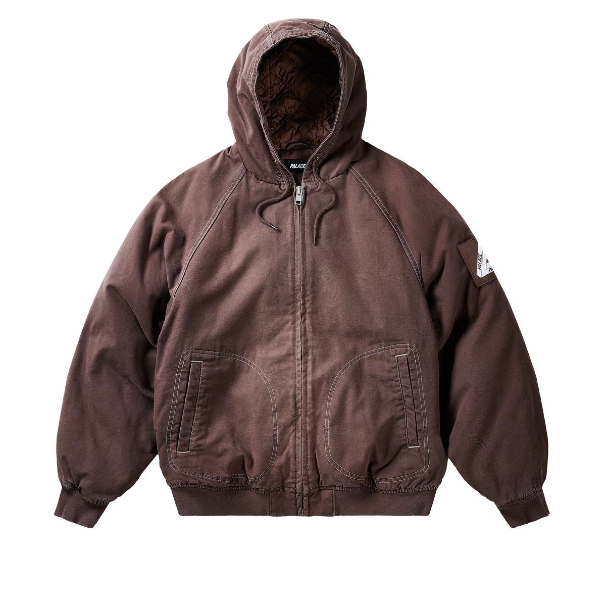 Palace Skateboards 10 OZ Hooded Canvas Jacket Black