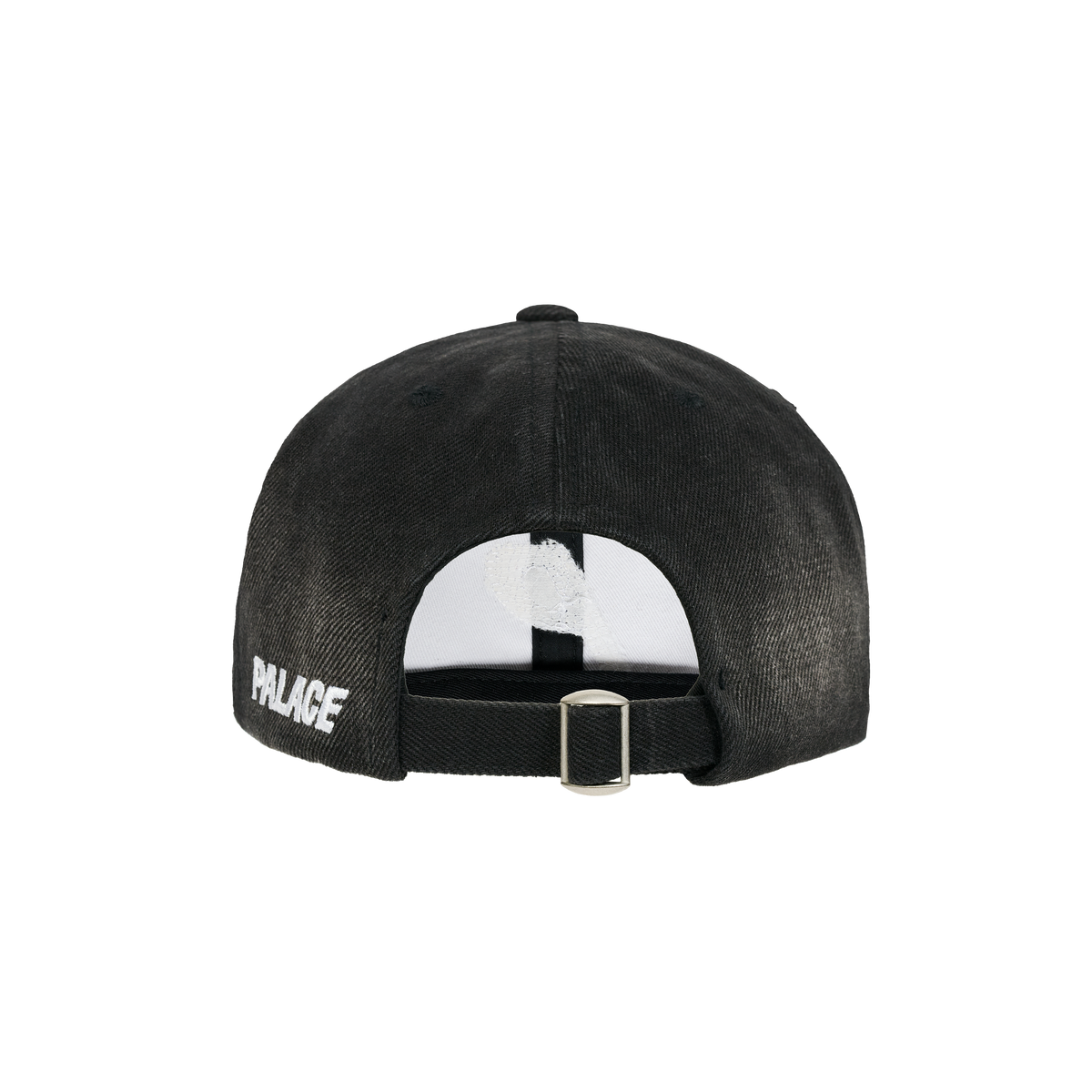 Palace Skateboards Bleached Denim P 6-Panel Black