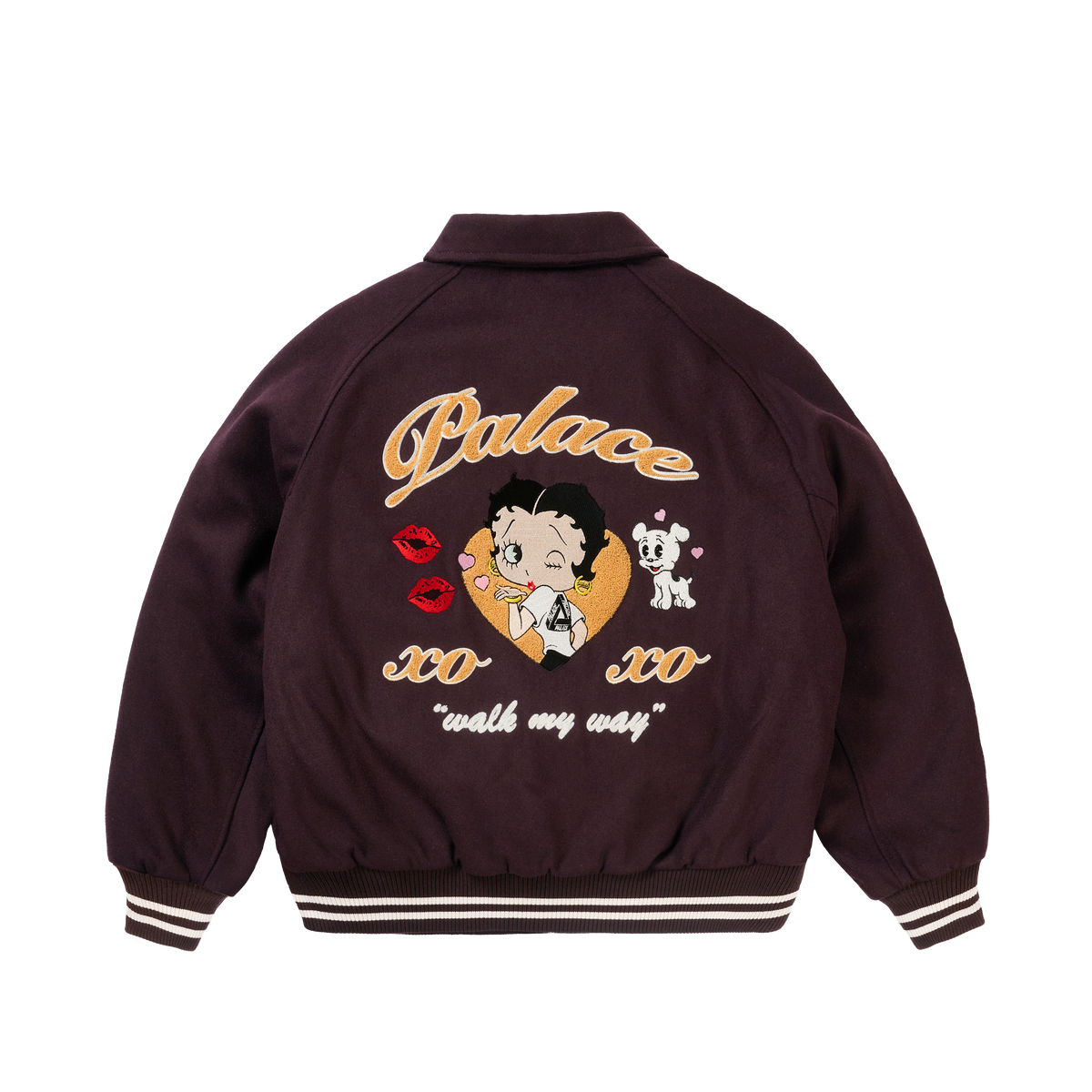 Palace Skateboards Betty BOOP Varsity Jacket NAVY