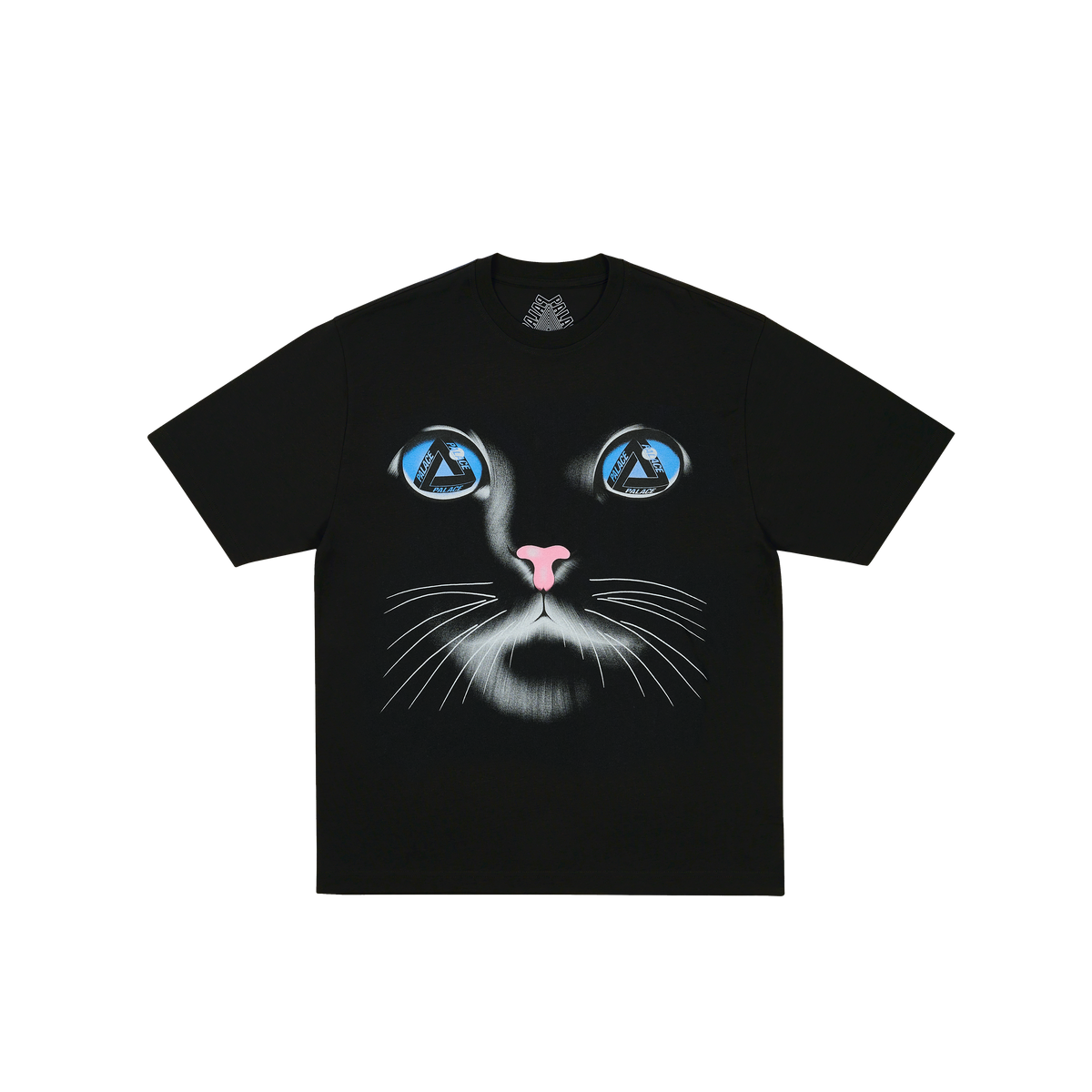 Palace Skateboards CAT FACE T-Shirt Chalky Green