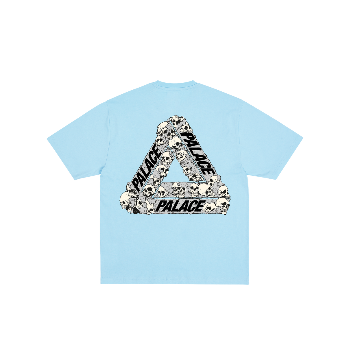 Palace Skateboards Skull TRI T-Shirt GREY MARL