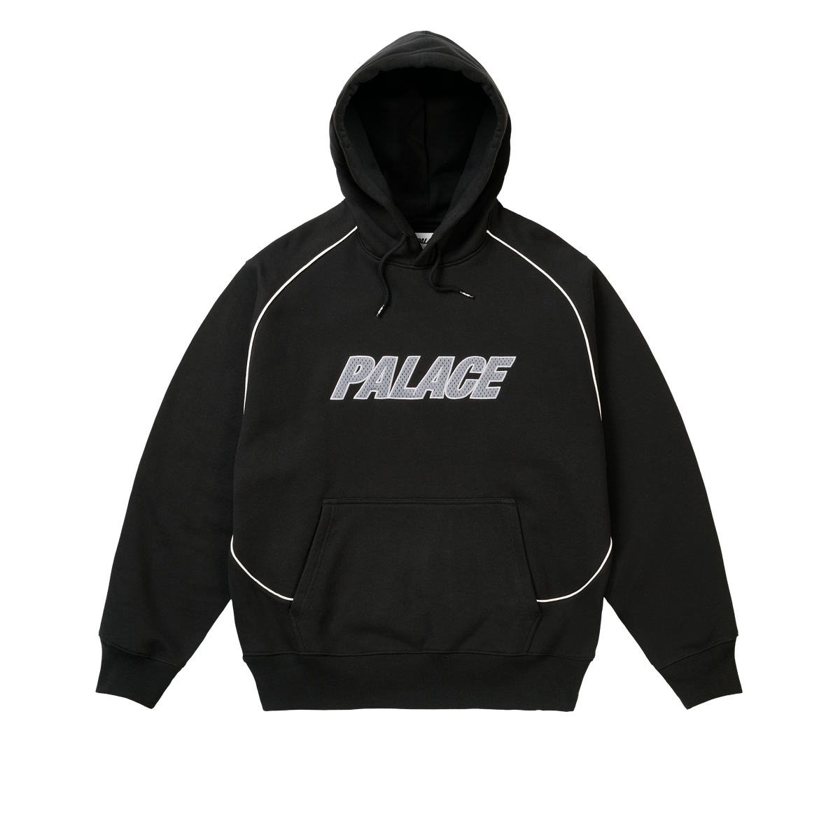 Palace Skateboards LINE IT UP HOOD Black