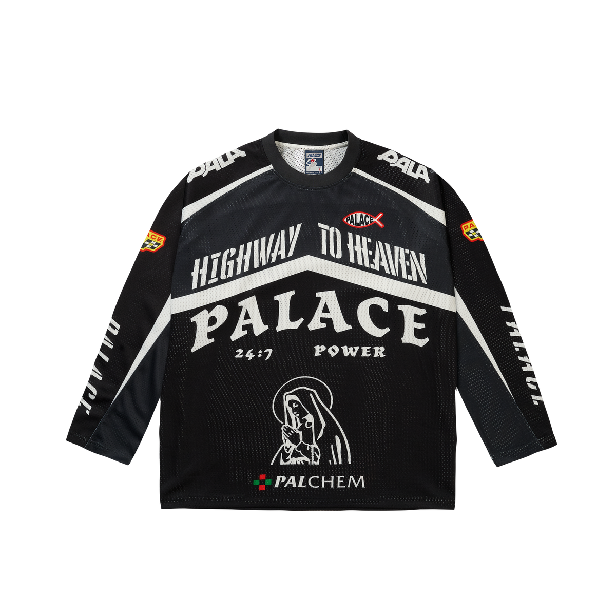 Palace Skateboards Highway to Heaven Jersey Black