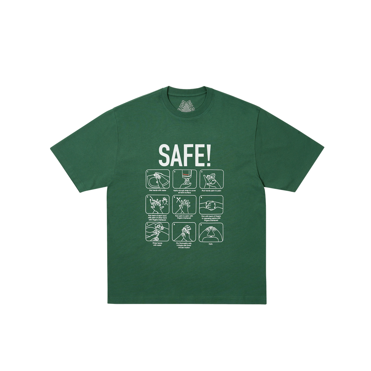 Palace Skateboards SAFE T-Shirt Chalky Green