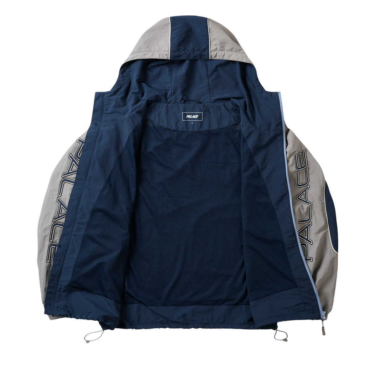 Palace Skateboards Piped Shell Jacket NAVY