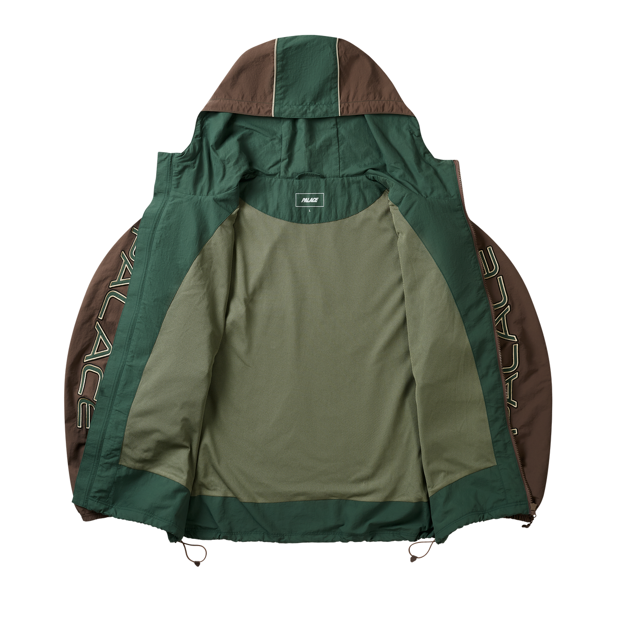 Palace Skateboards Piped Shell Jacket Racey Green