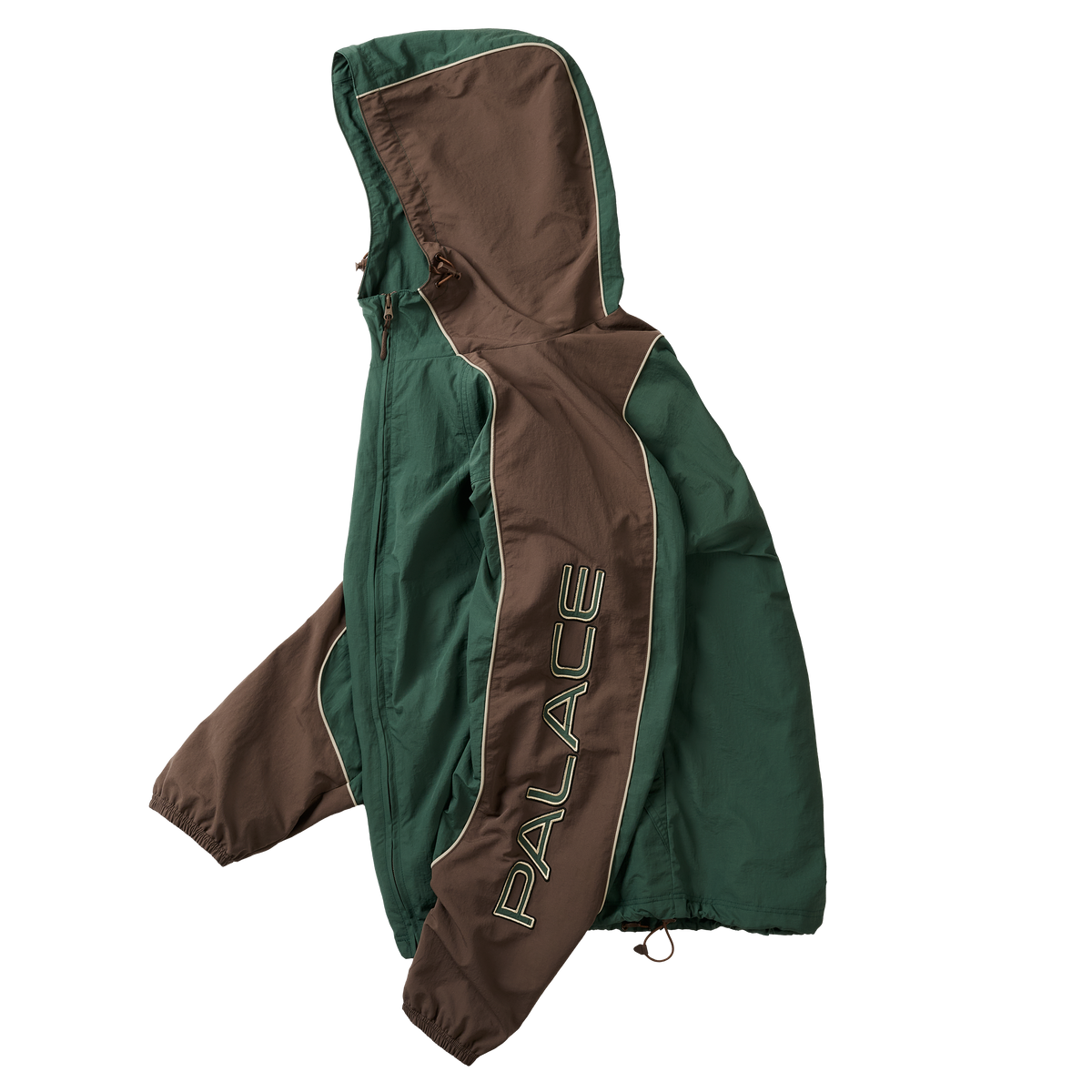 Palace Skateboards Piped Shell Jacket Racey Green