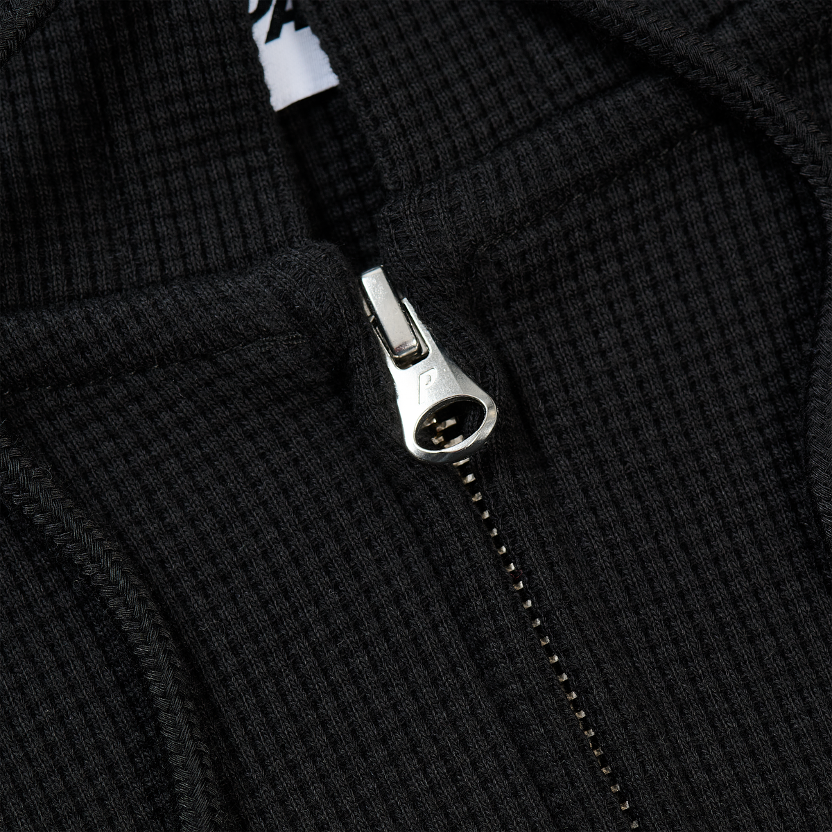 Palace Skateboards DOVE Stamp Waffle ZIP HOOD Black