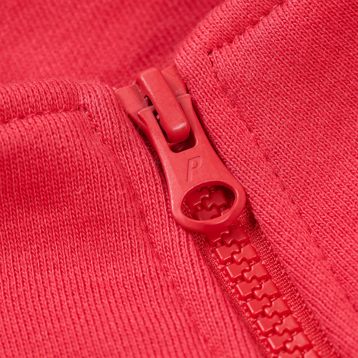 Palace Skateboards Piped 1 / 4 ZIP Racey RED