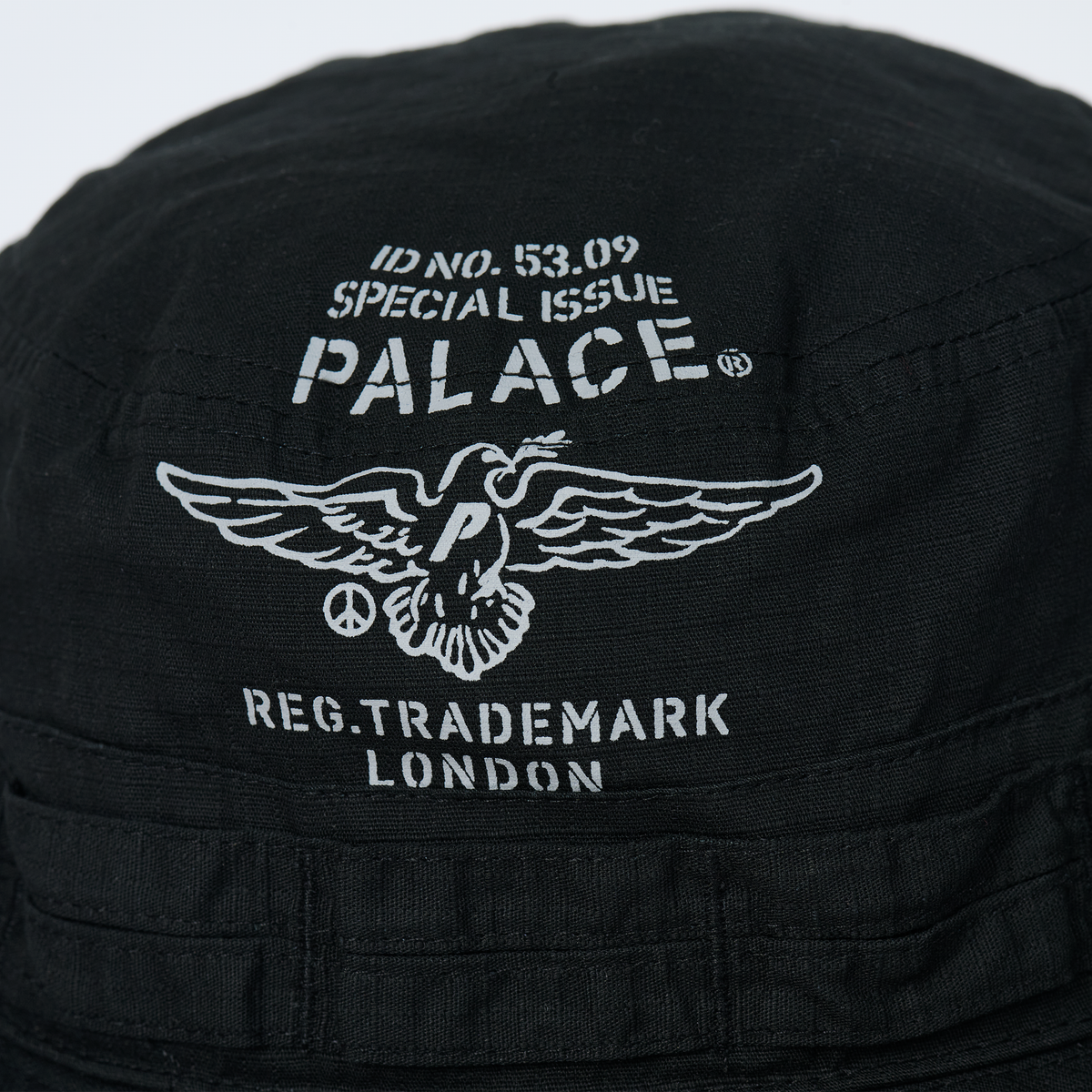 Palace Skateboards DOVE Stamp Boonie Black