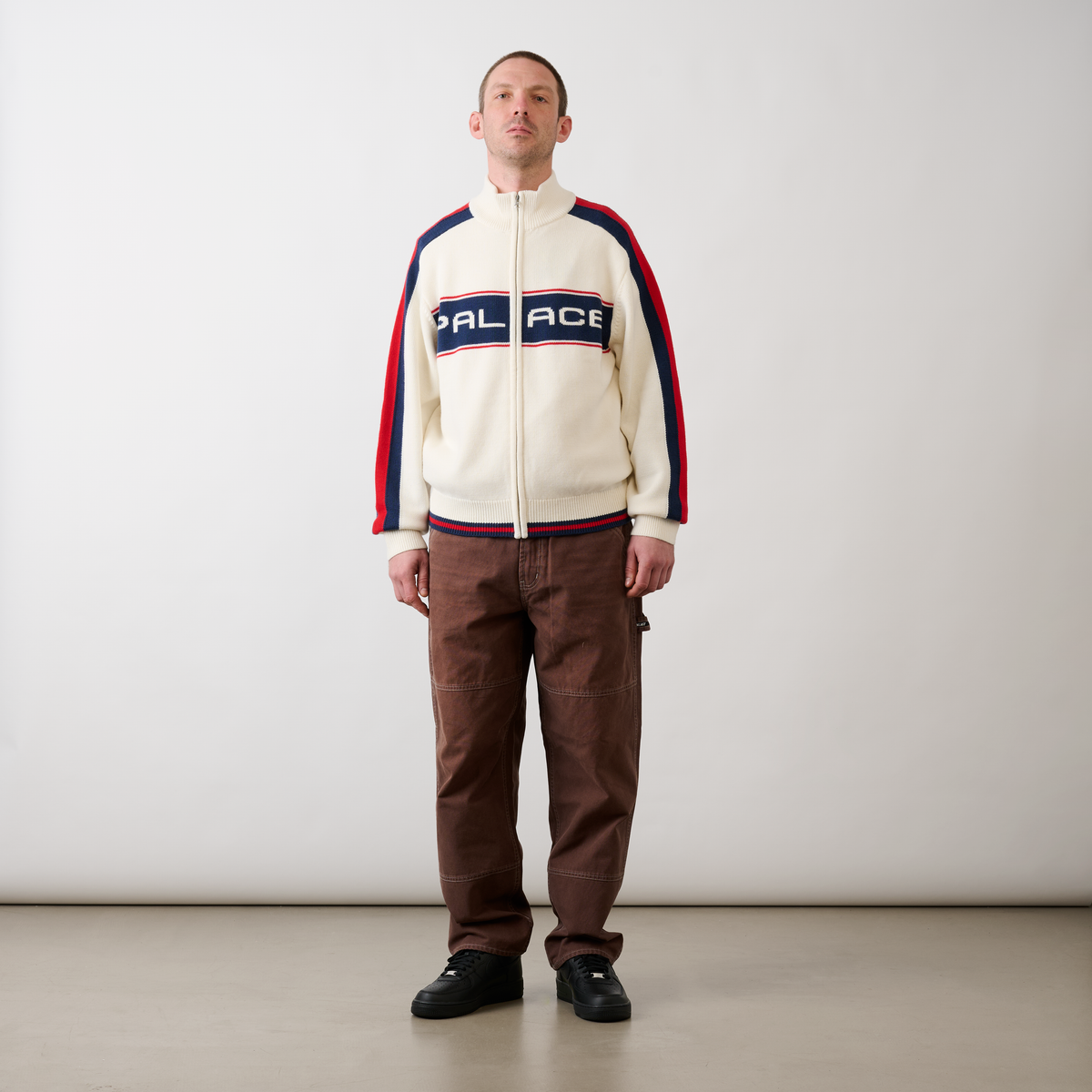 Palace Skateboards EASY Funnel KNIT SOFT White