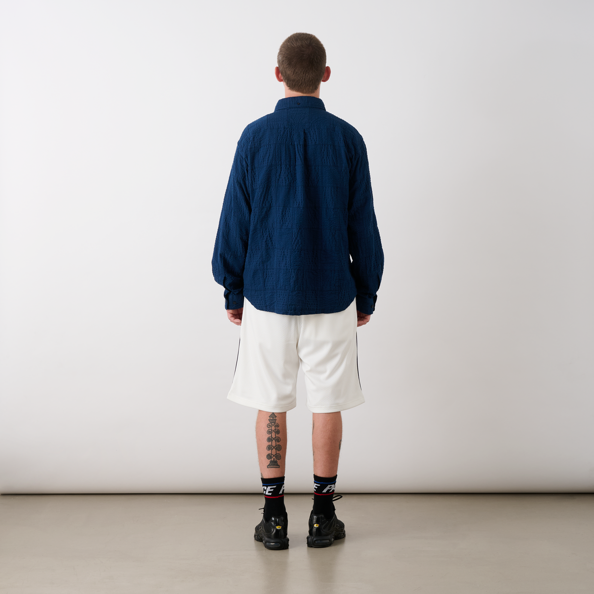Palace Skateboards SEER Patch Oxford Shirt NAVY
