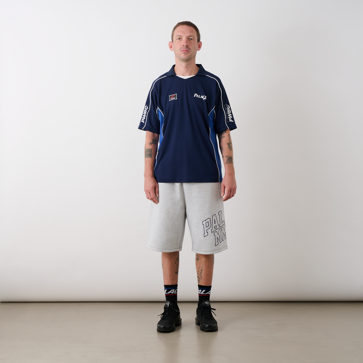 Palace GOLF MESH POLO NAVY