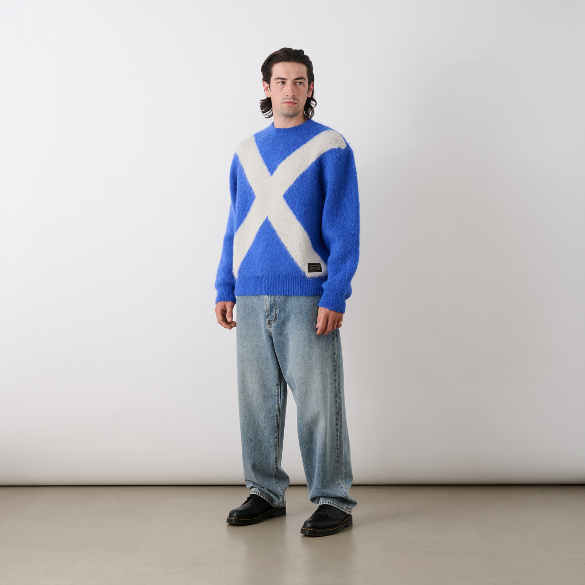 Palace Skateboards TOO Hairy FLAG KNIT Scotland