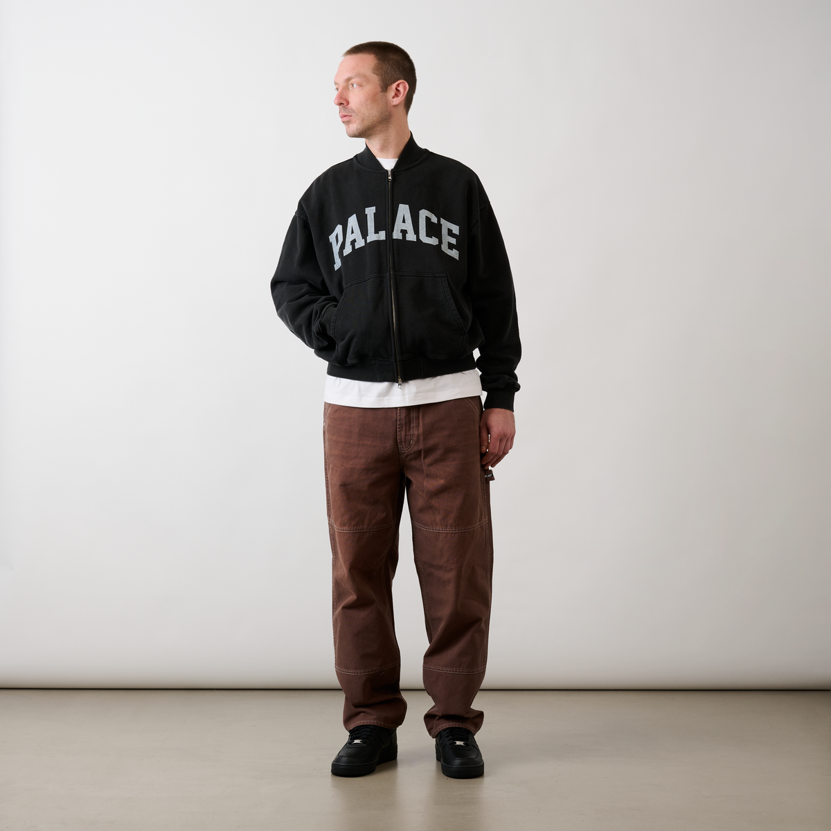 Palace Skateboards 10 OZ Double KNEE PANT Brown