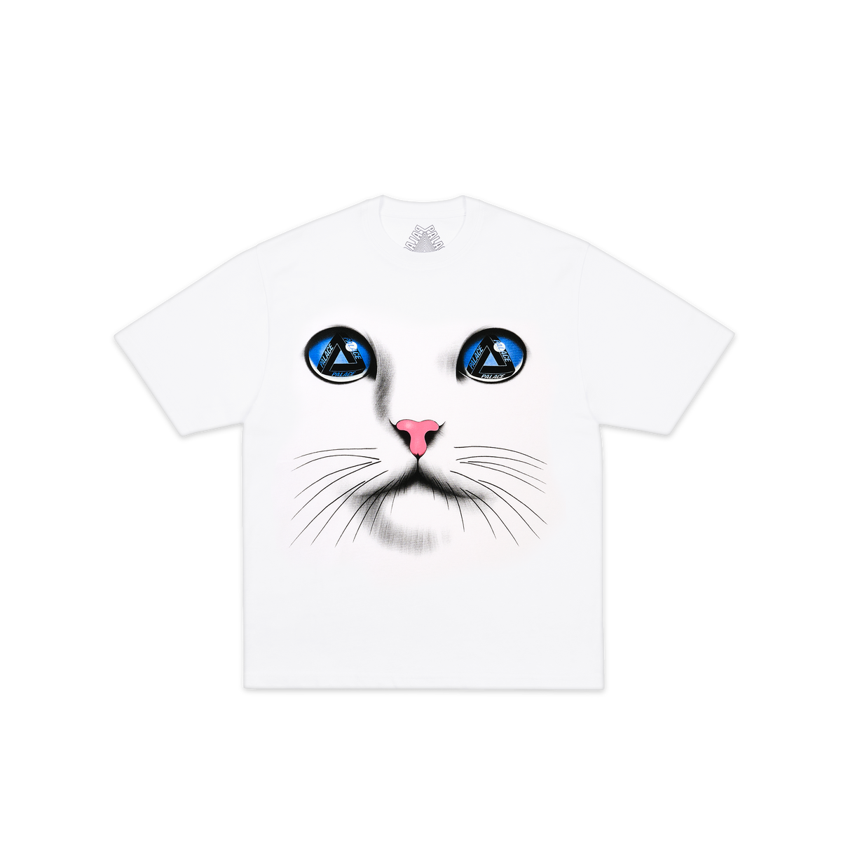 Palace Skateboards CAT FACE T-Shirt White