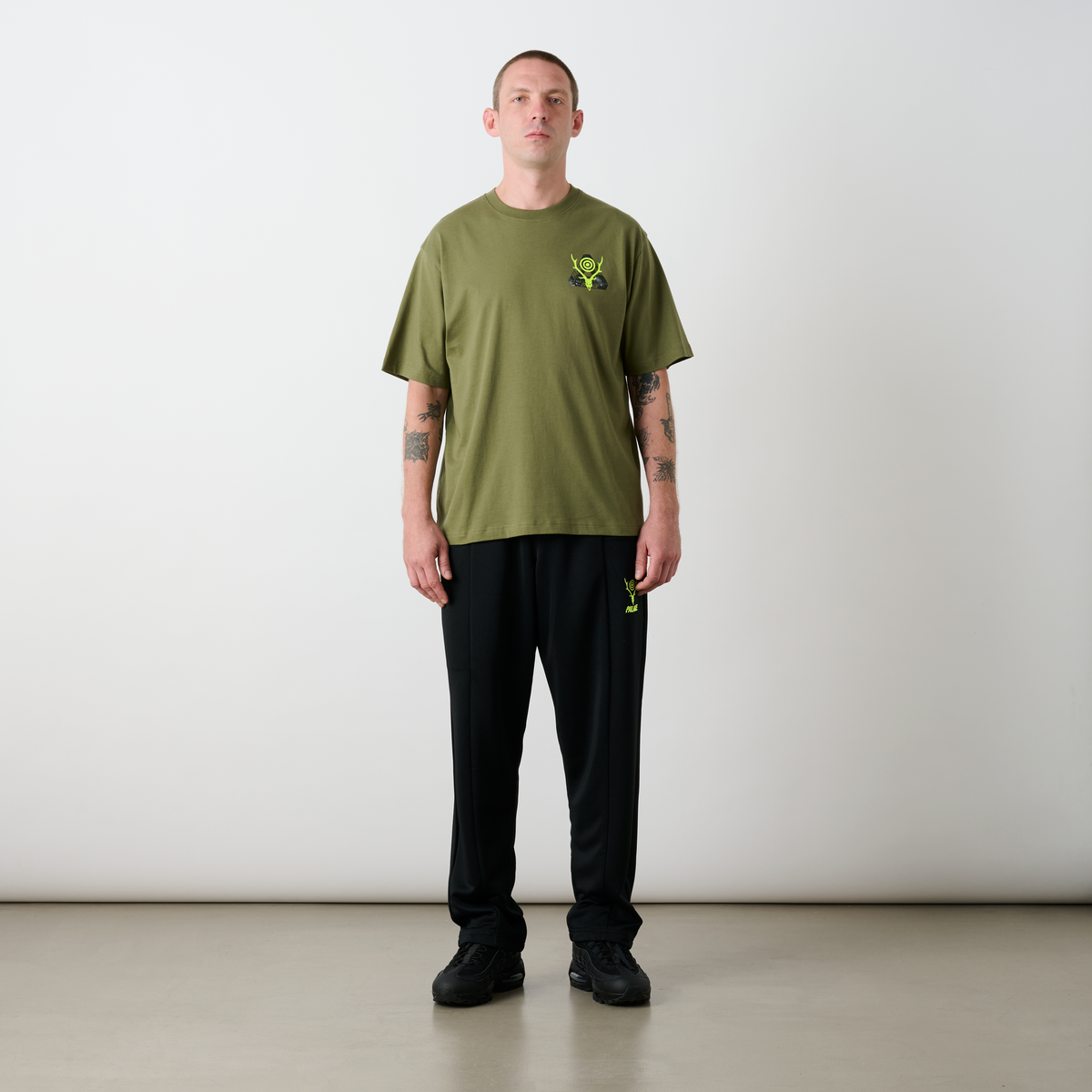 Palace South2 West8 STAG-FERG T-Shirt Olive