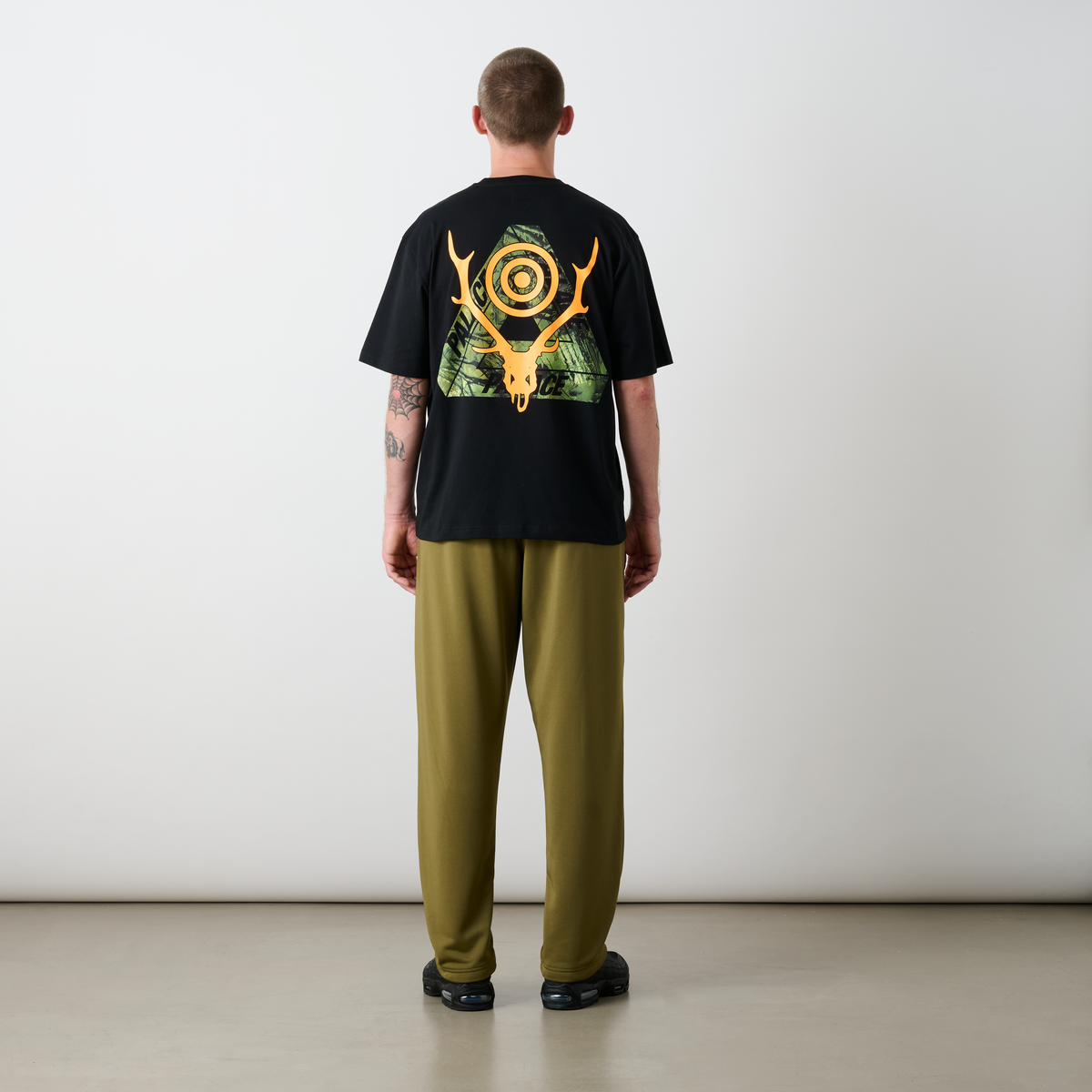 Palace South2 West8 STAG-FERG T-Shirt Black