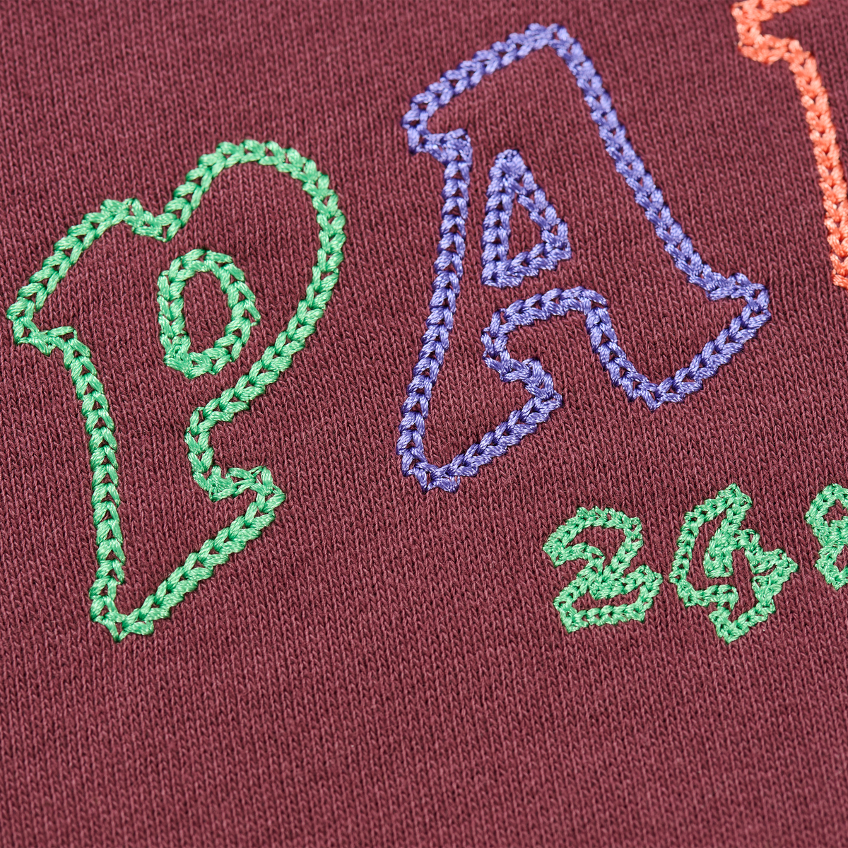 Palace Skateboards PRAY for US HOOD Maroonish