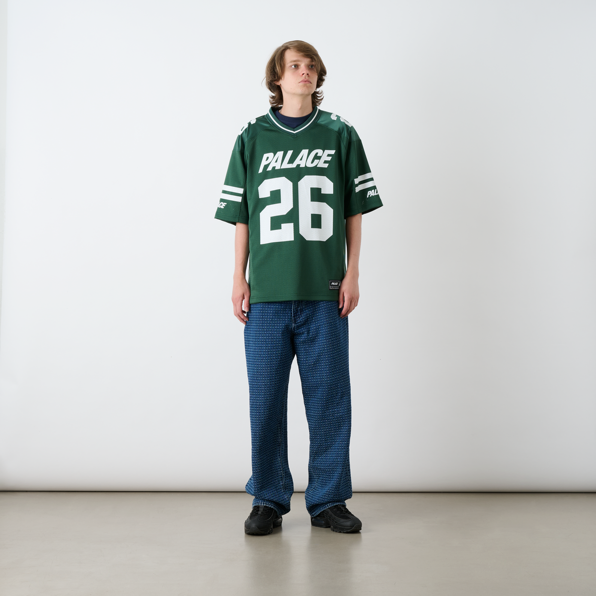 Palace Skateboards MESH TEAM Jersey Racey Green
