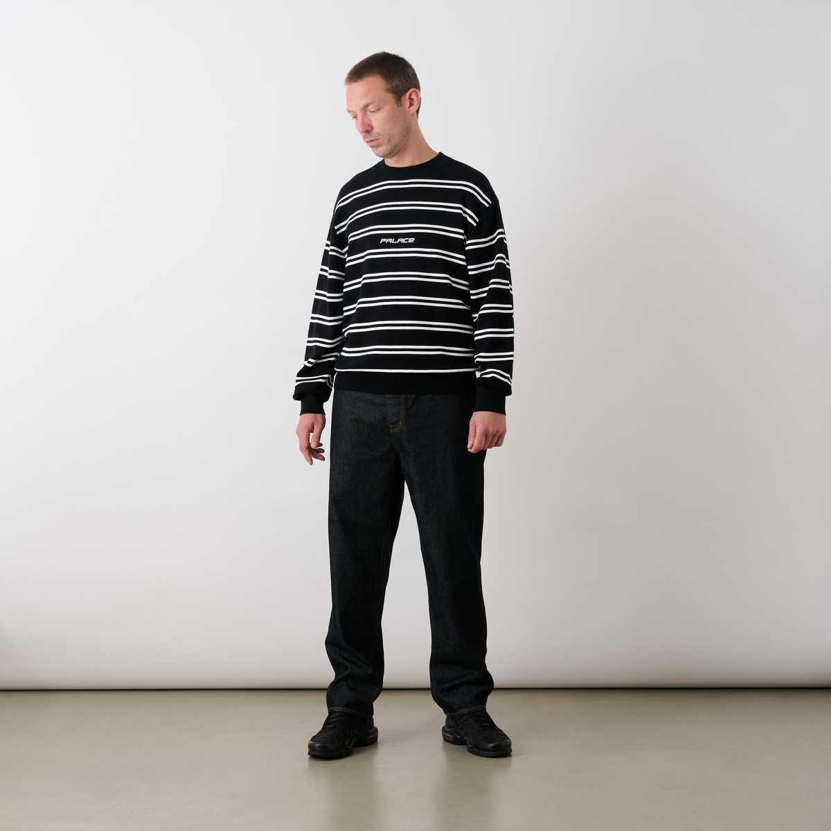 Palace Skateboards P-Stripe KNIT Black