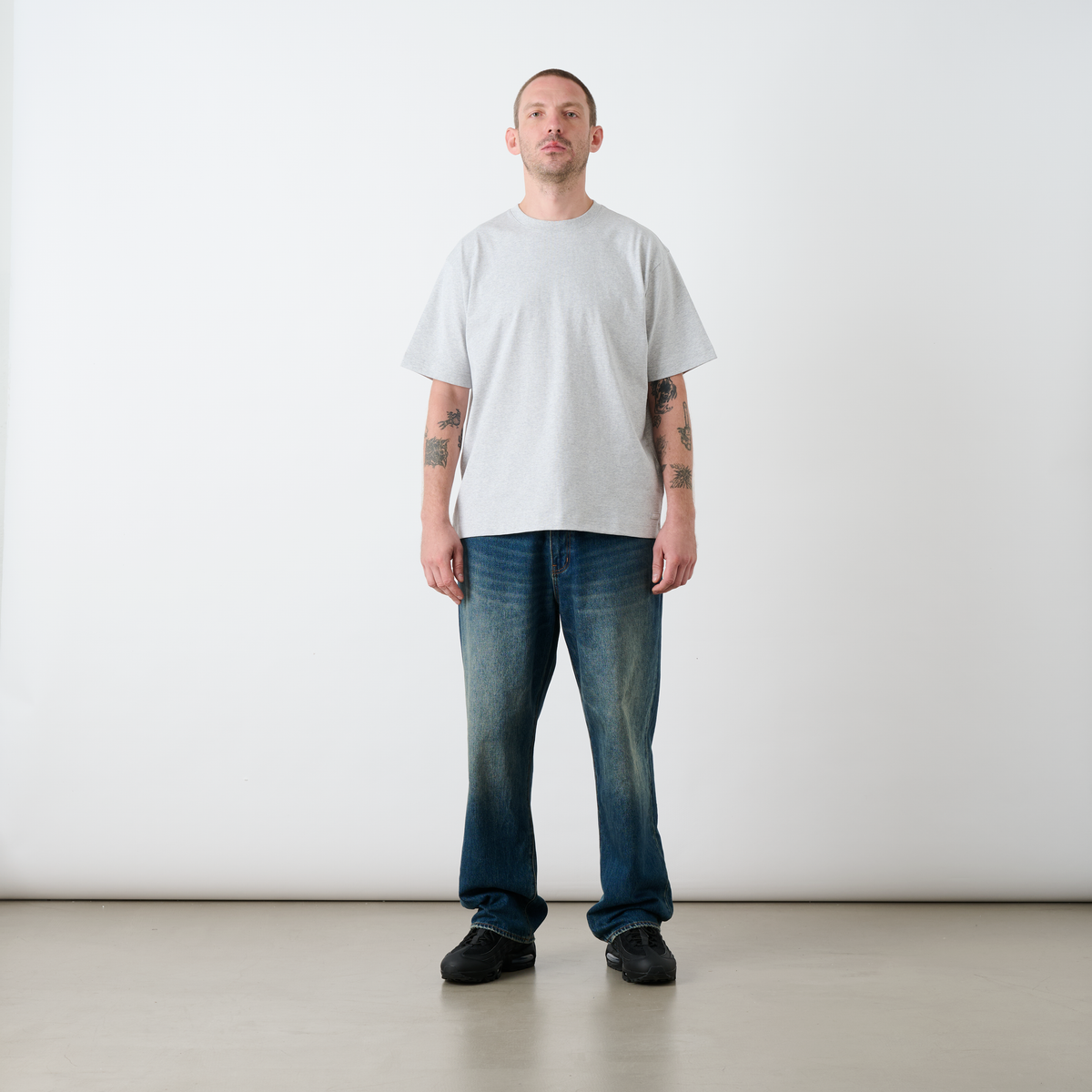 Palace Skateboards Unisex T-Shirt GREY MARL