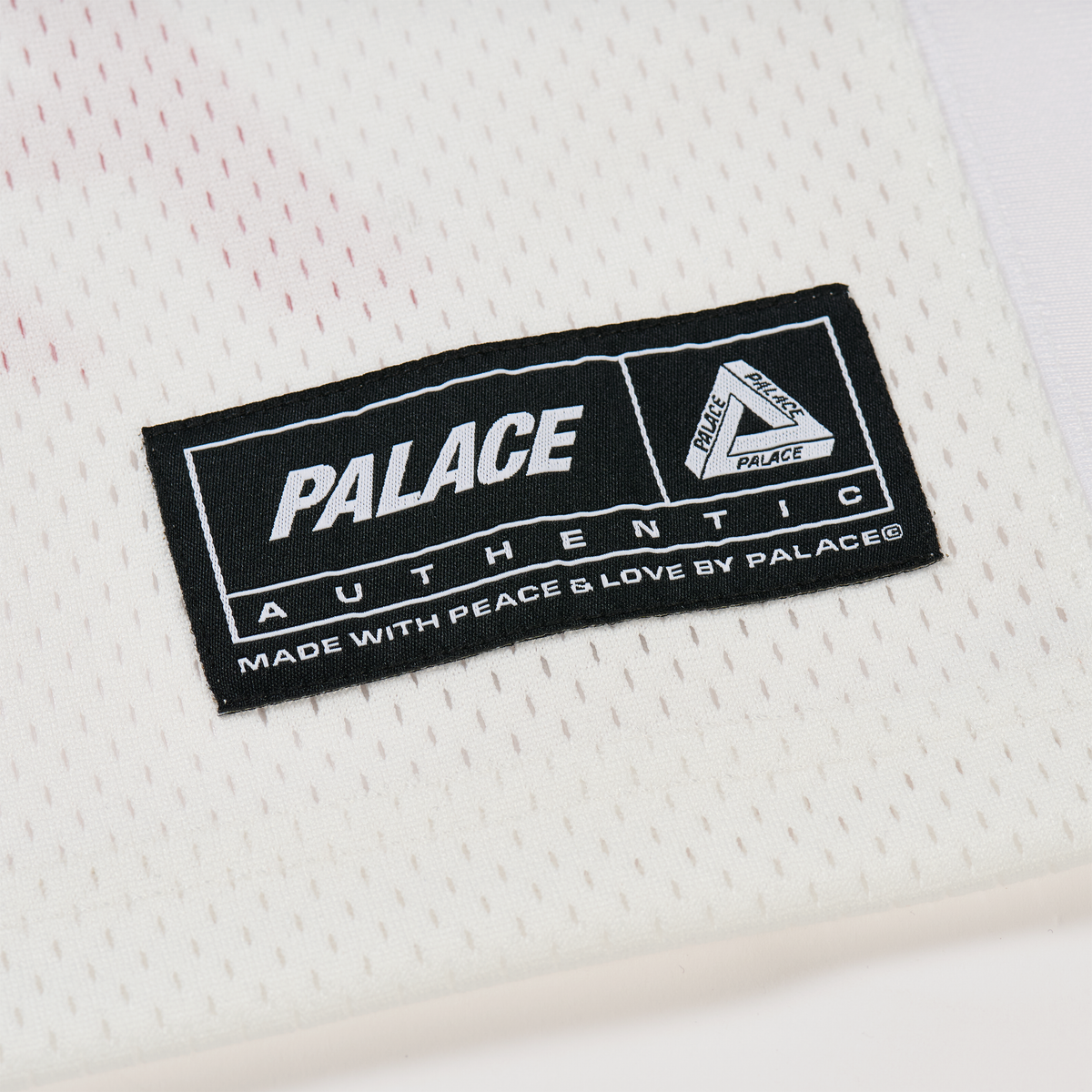Palace Skateboards MESH TEAM Jersey White