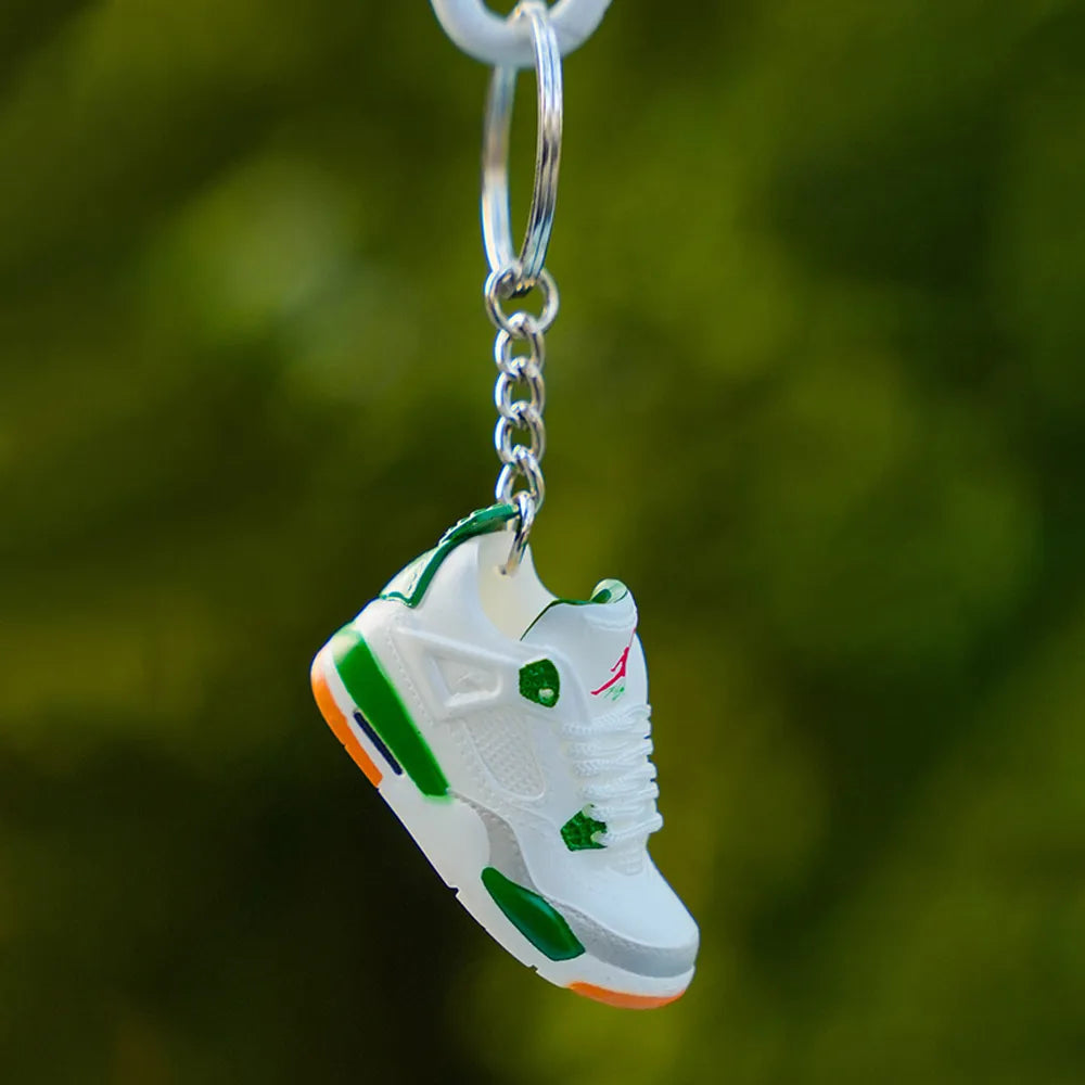 3D sneaker keychain AJ4 Pine Green AJ4 Pine Green - Main Image