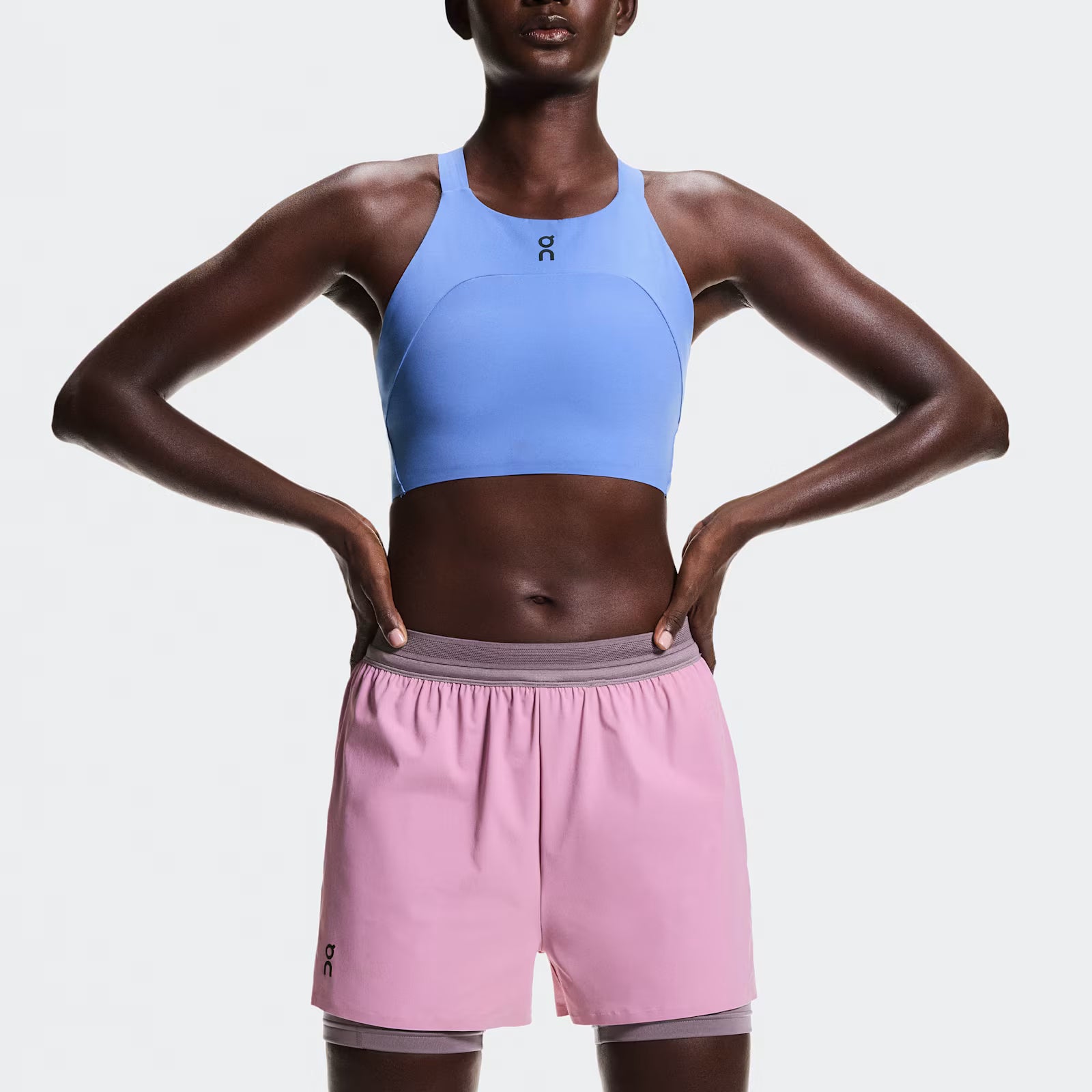 On 3" Performance 2/1 Shorts Sakura | Dewberry (Women'S)