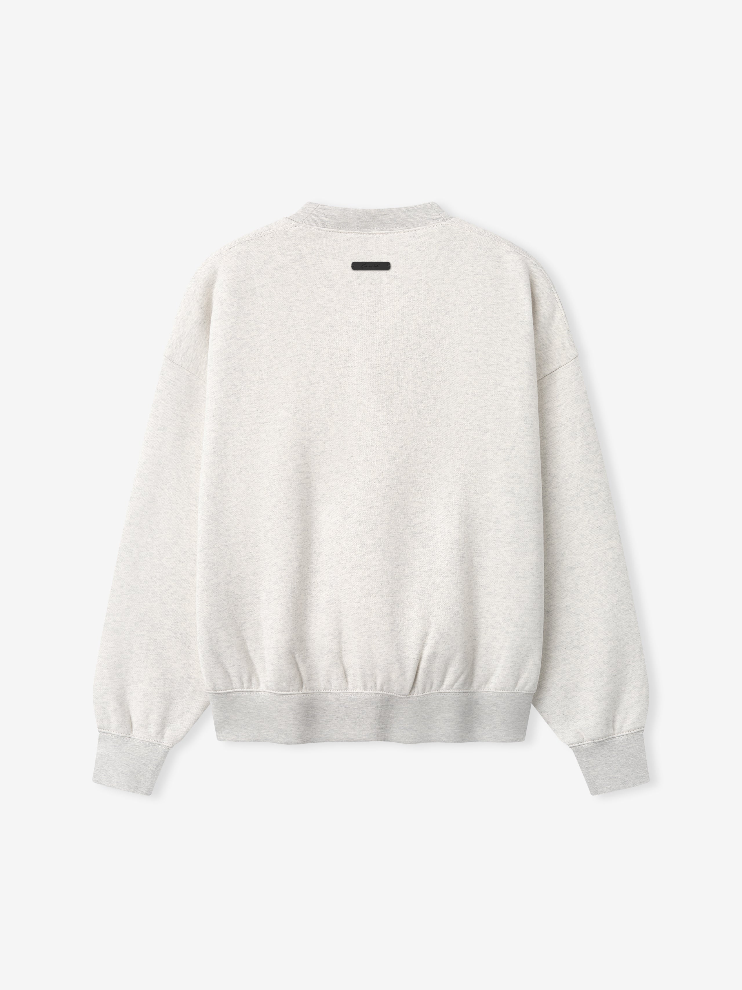 Essentials Signature Ss26 Classic Crewneck Sweatshirt Oatmeal Heather