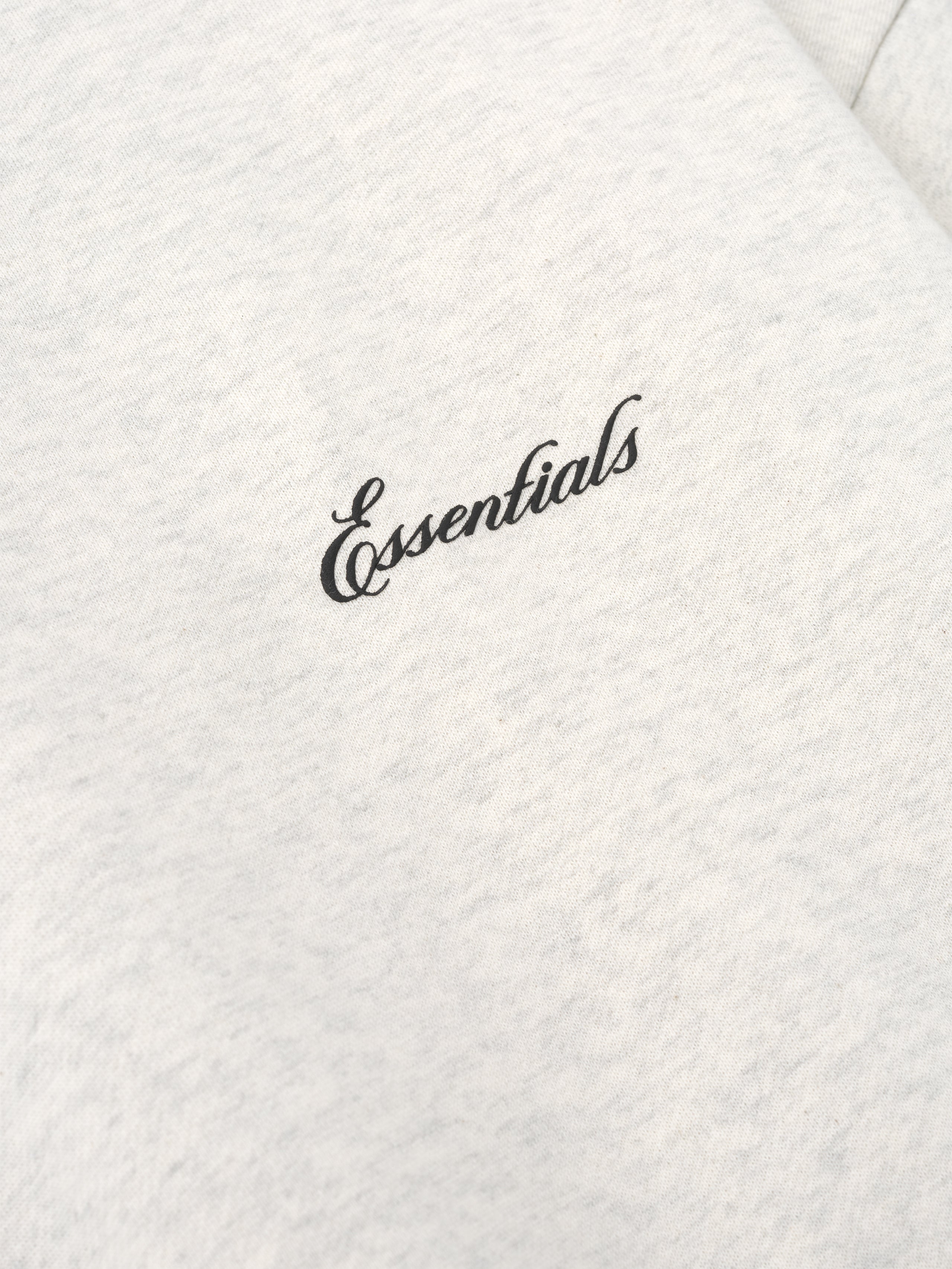 Essentials Signature Ss26 Classic Crewneck Sweatshirt Oatmeal Heather
