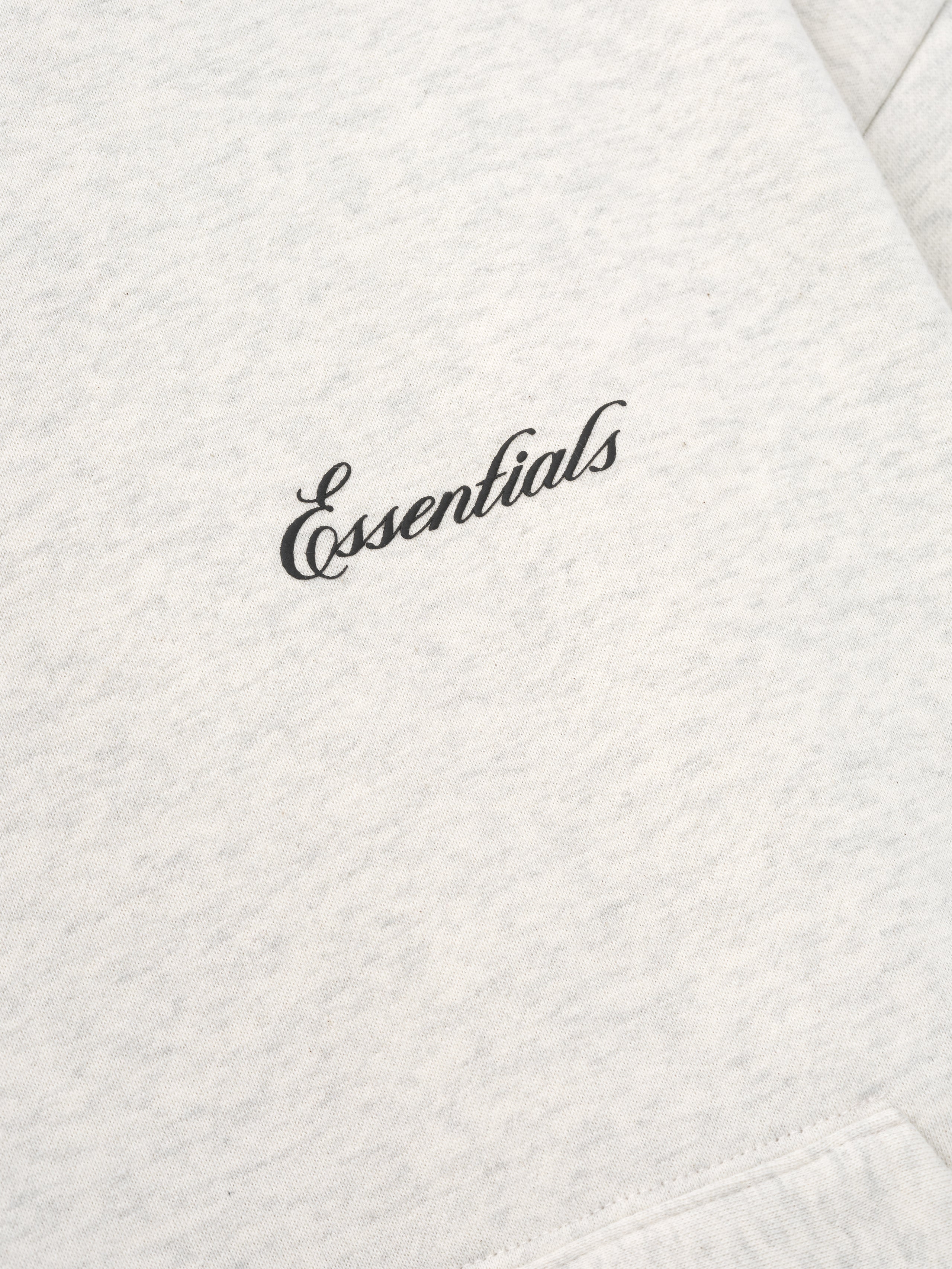 Essentials Signature Ss26 Classic Hoodie Oatmeal Heather