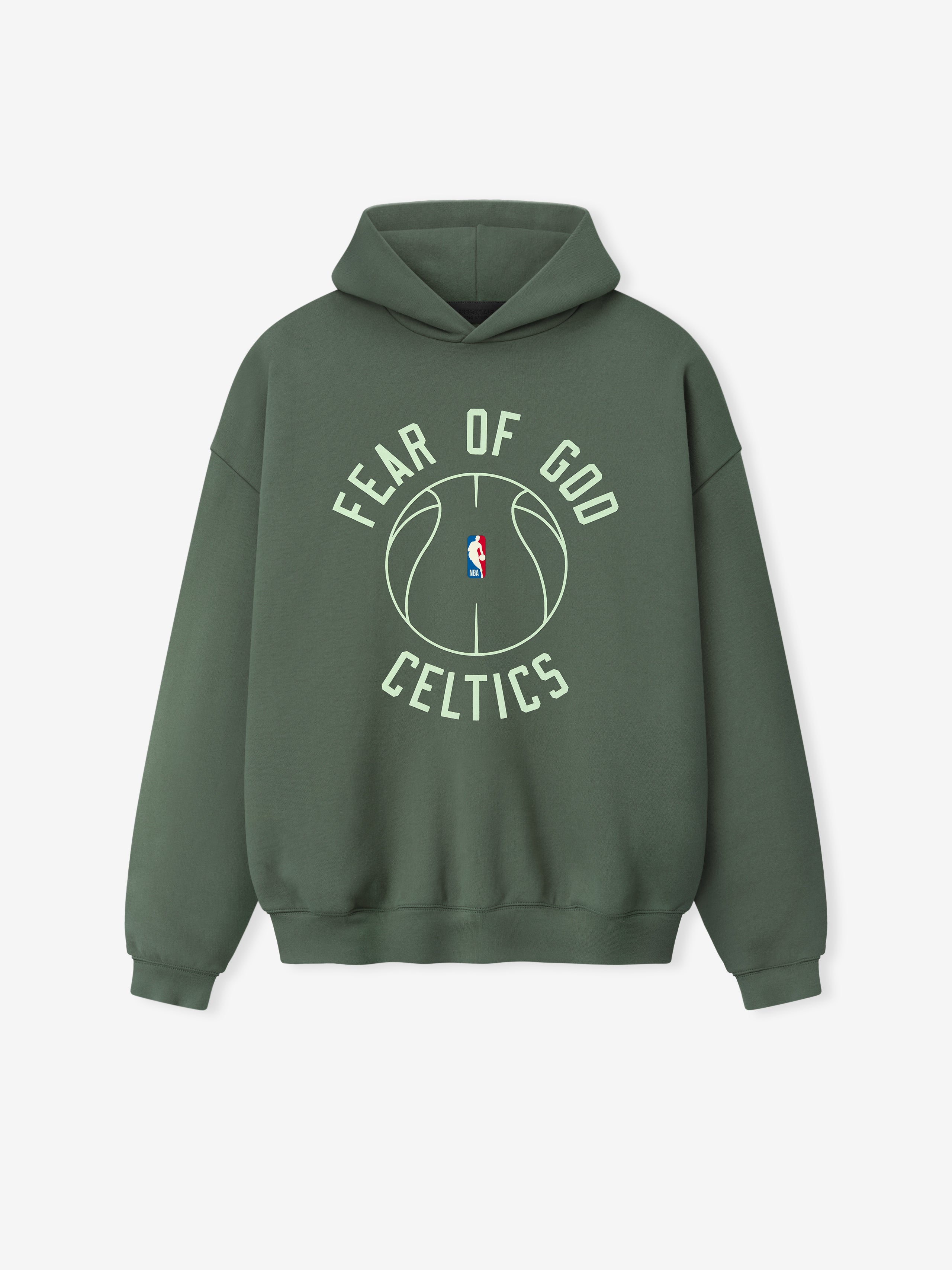 Essentials Celtics X Barkley Hendricks 90S Hoodie Balsam Green