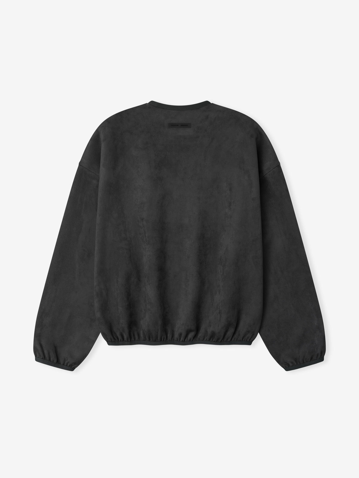 Essentials Suede Fleece Modern Crewneck Sweatshirt Iron Grey