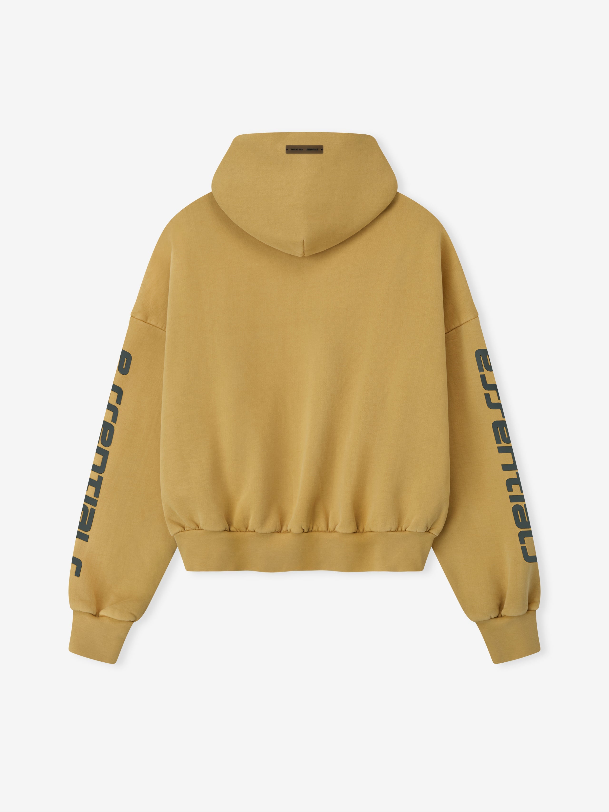 Essentials Cropped Relaxed Hoodie Canyon