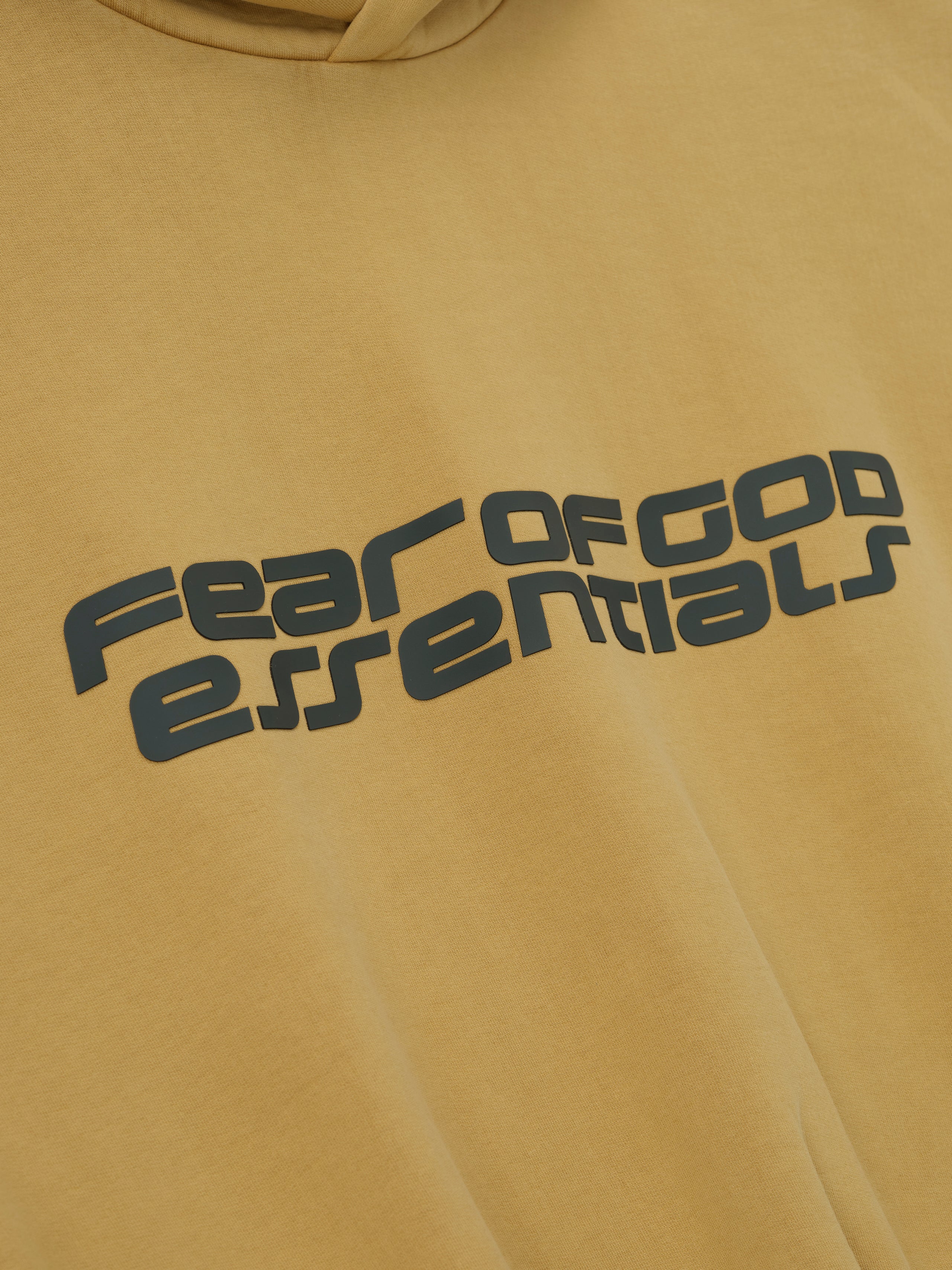 Essentials Cropped Relaxed Hoodie Canyon