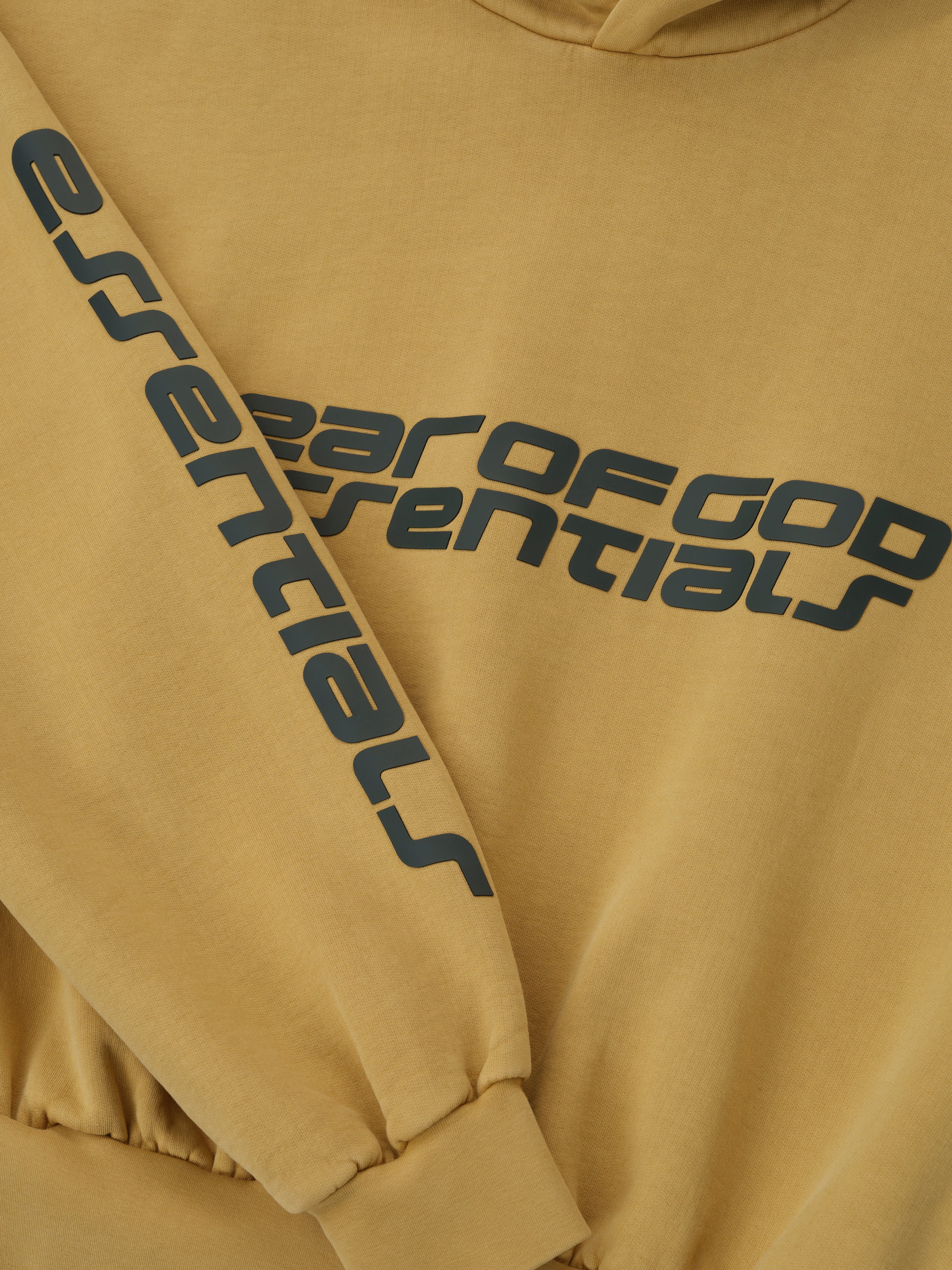 Essentials Cropped Relaxed Hoodie Canyon