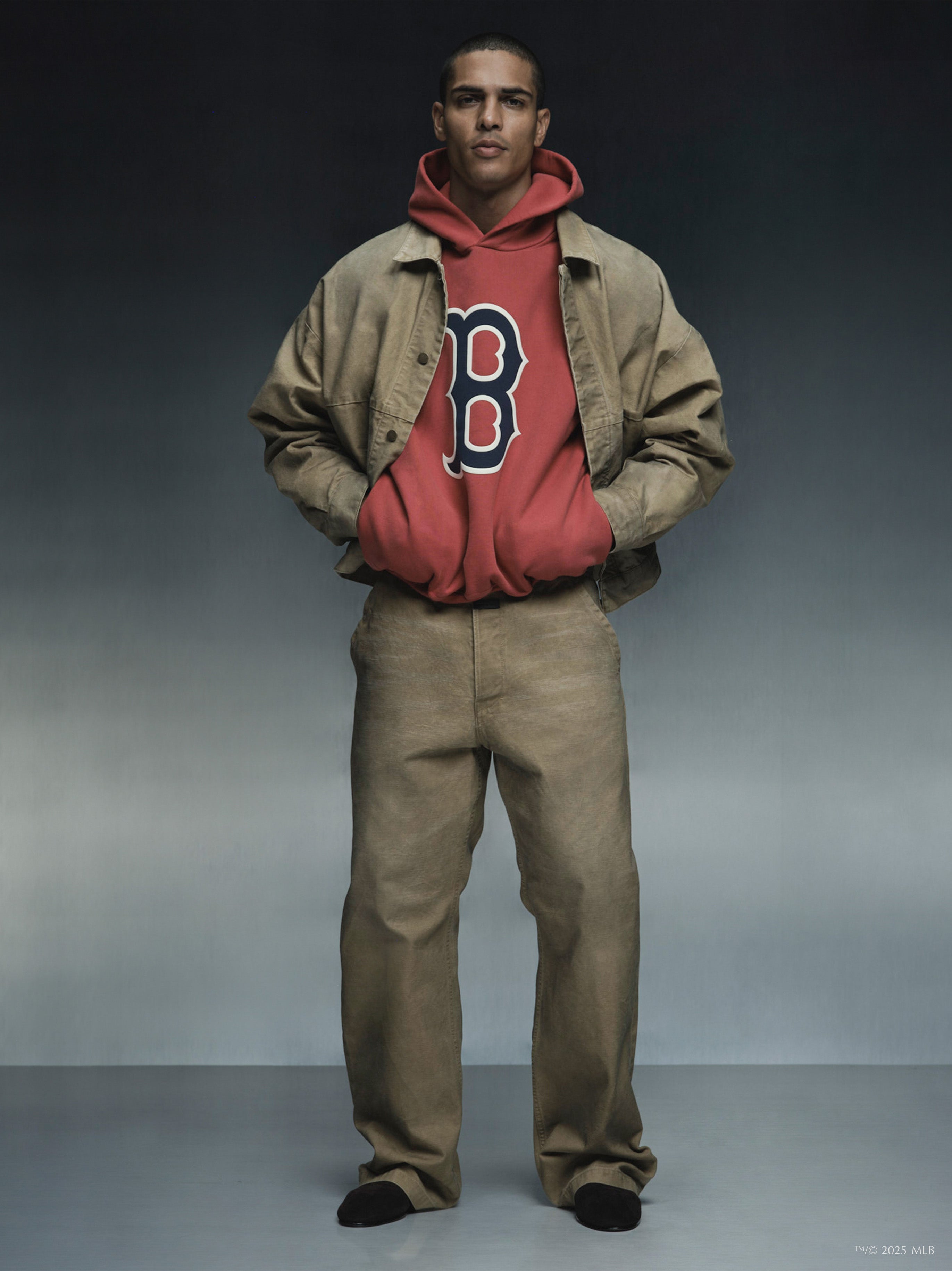 Essentials Red Sox Sport Hoodie Red