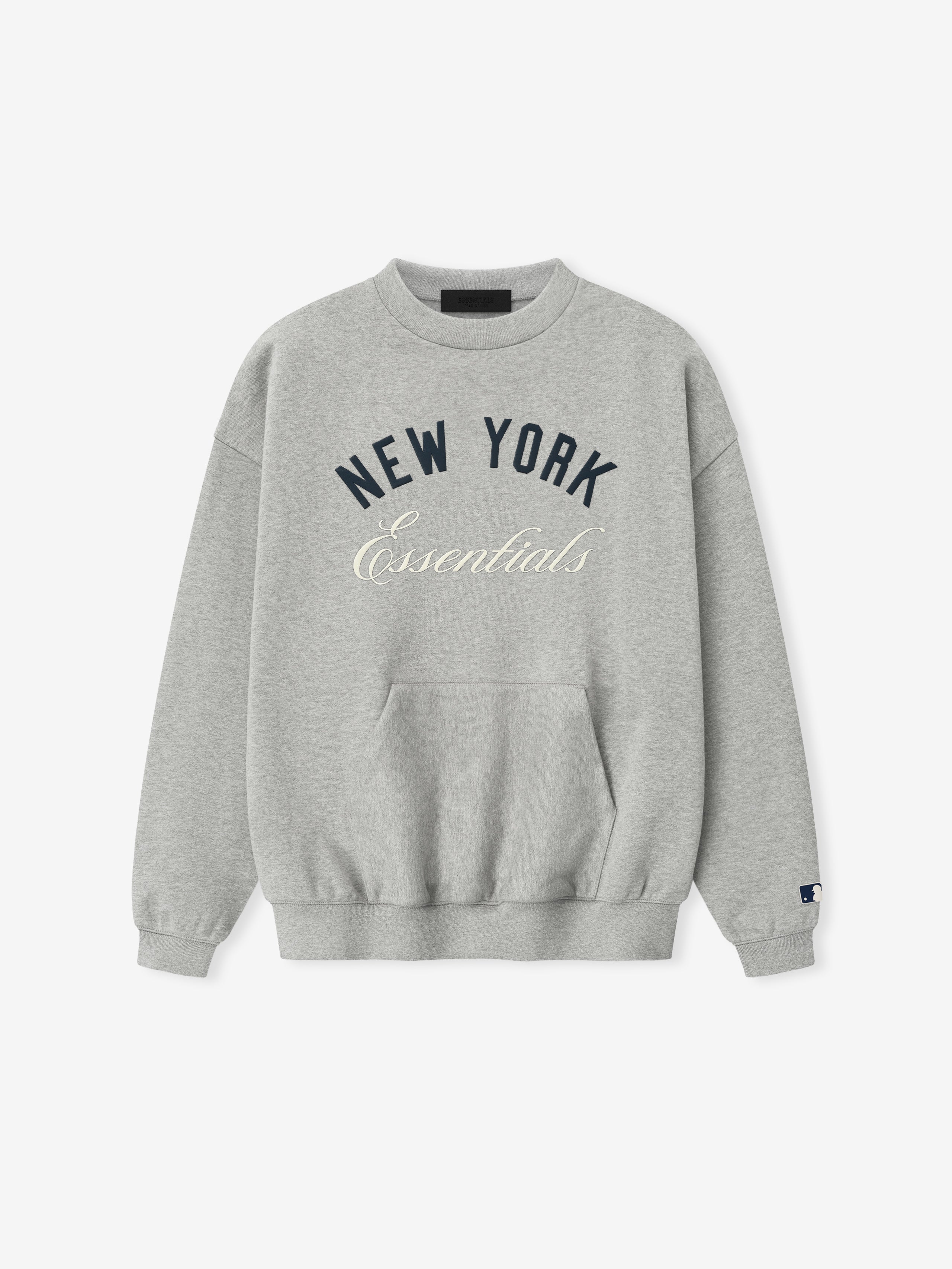 Essentials Yankees Sport Crewneck Concrete Heather