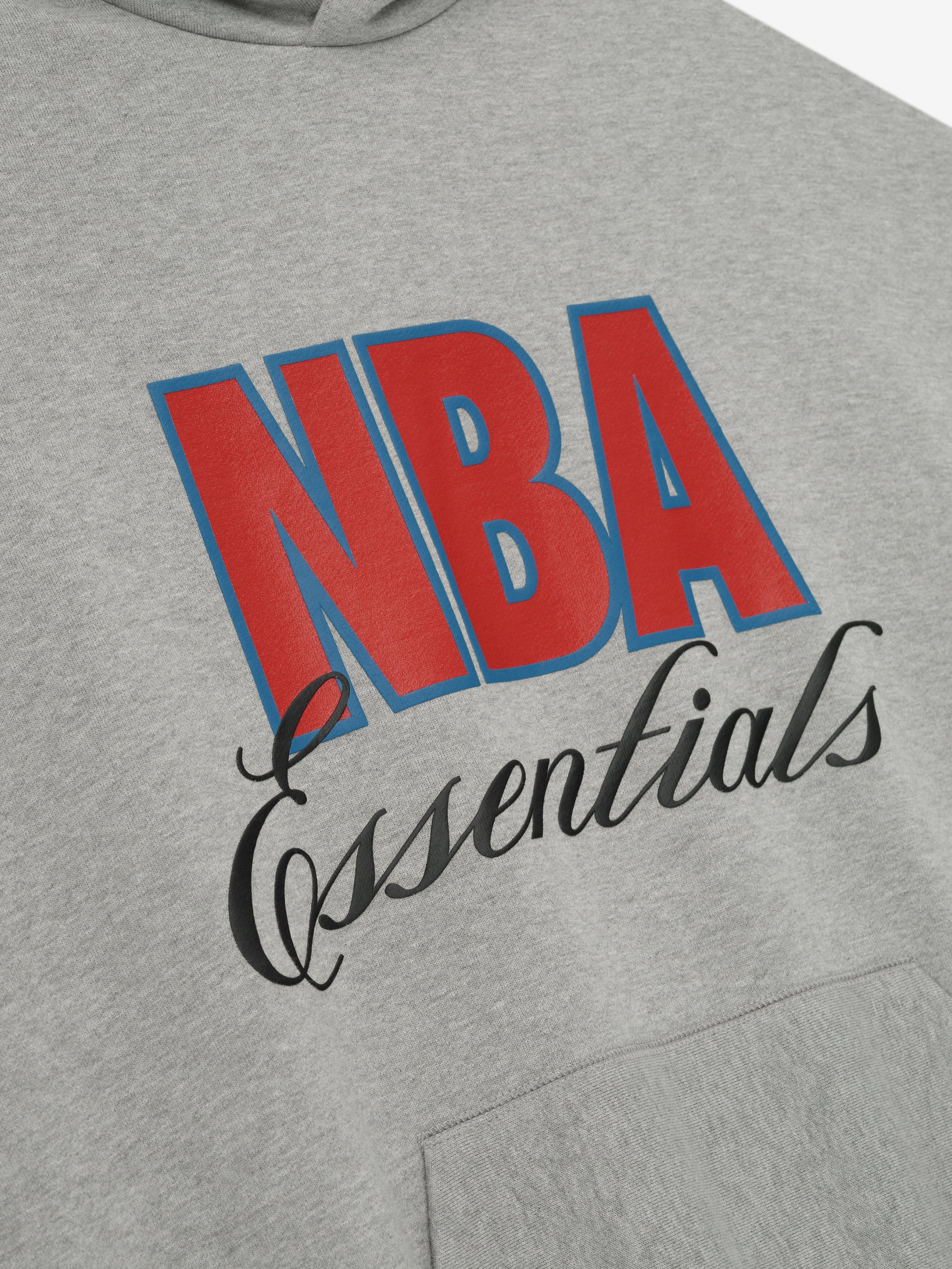 Essentials Nba 90S Hoodie Concrete Heather