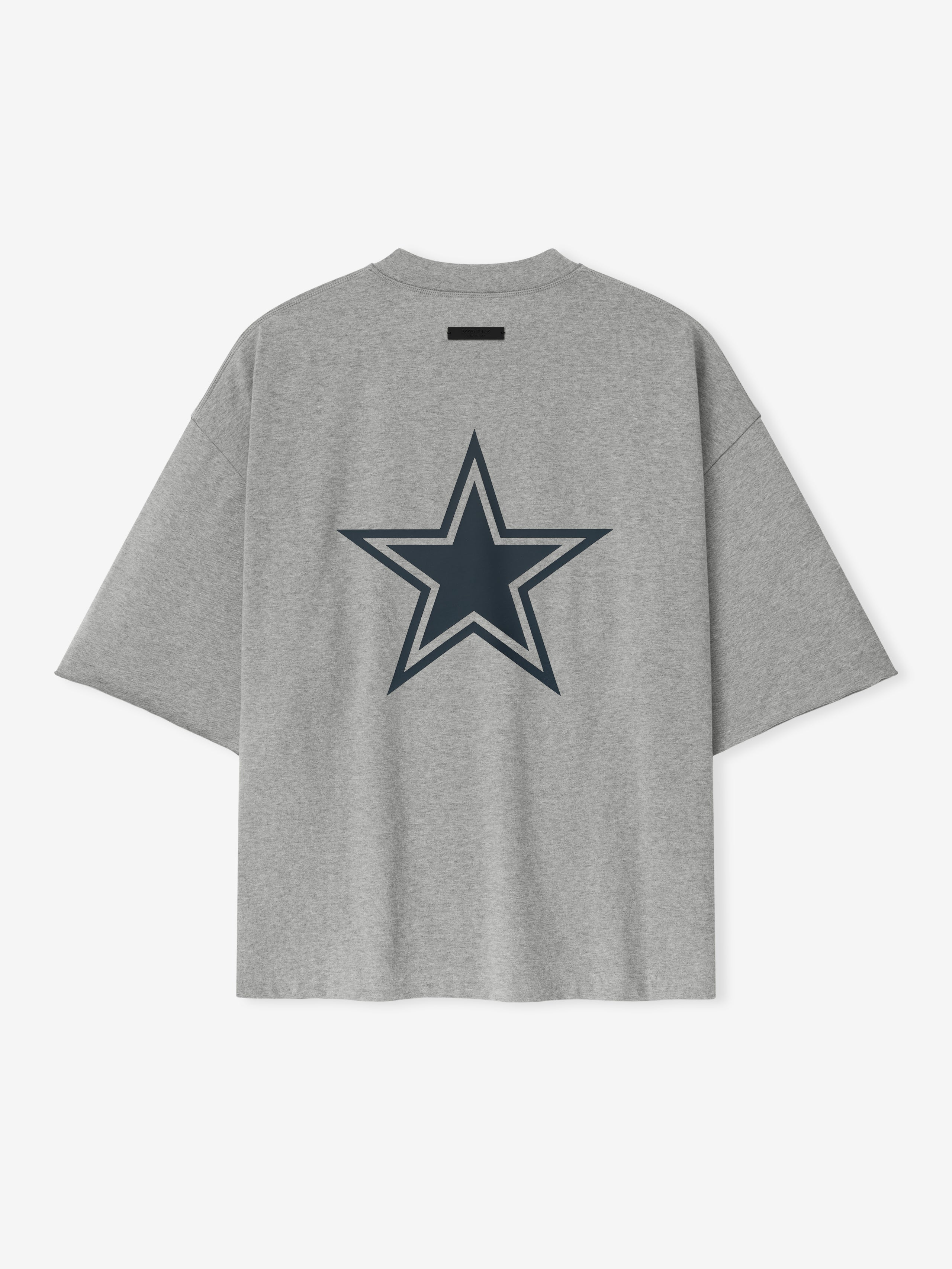 Essentials Cowboys 90S 3/4 Sleeve Football Tee Concrete Heather