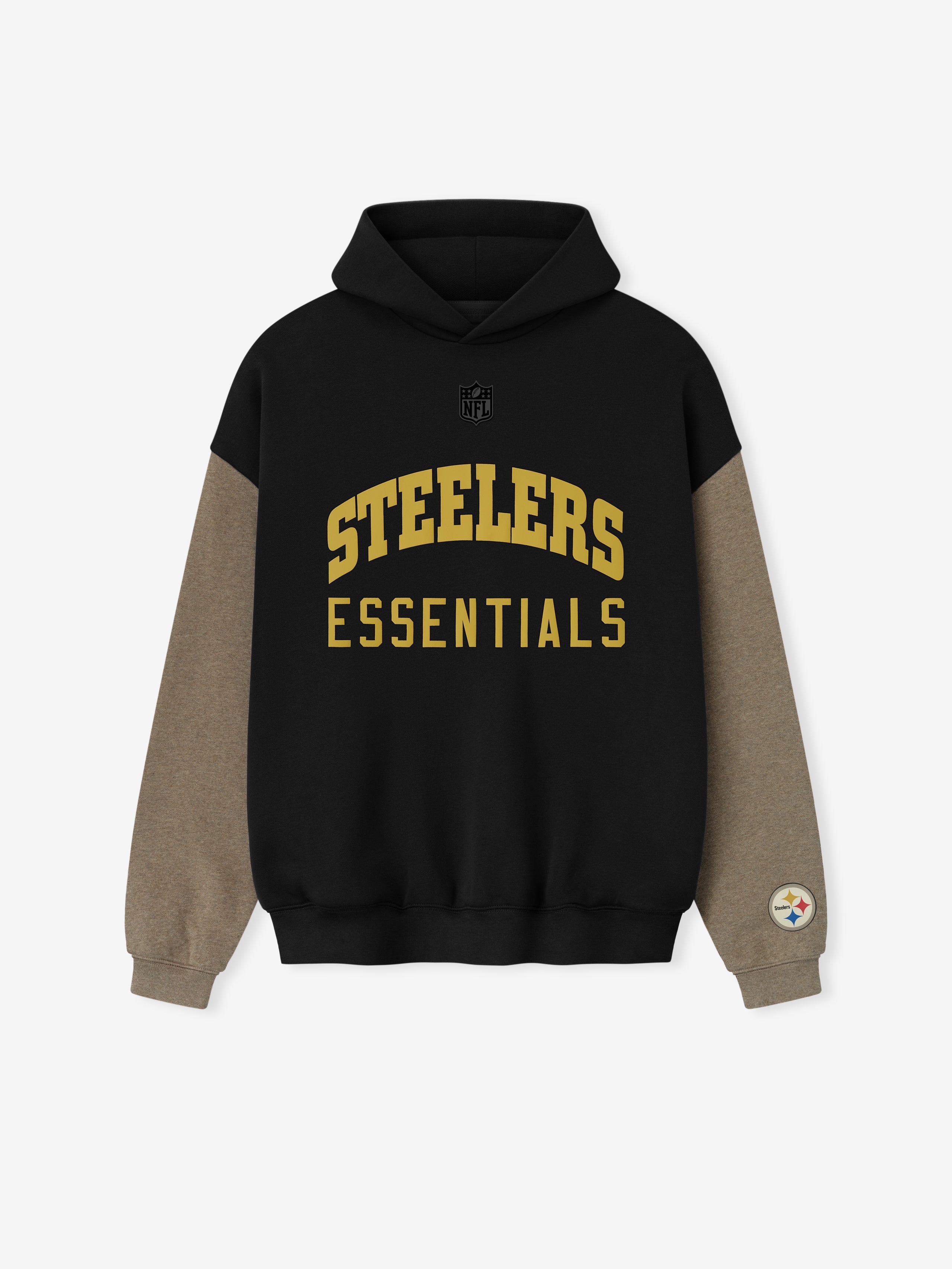 Essentials Steelers Sport Hoodie Black/Homestead Heather