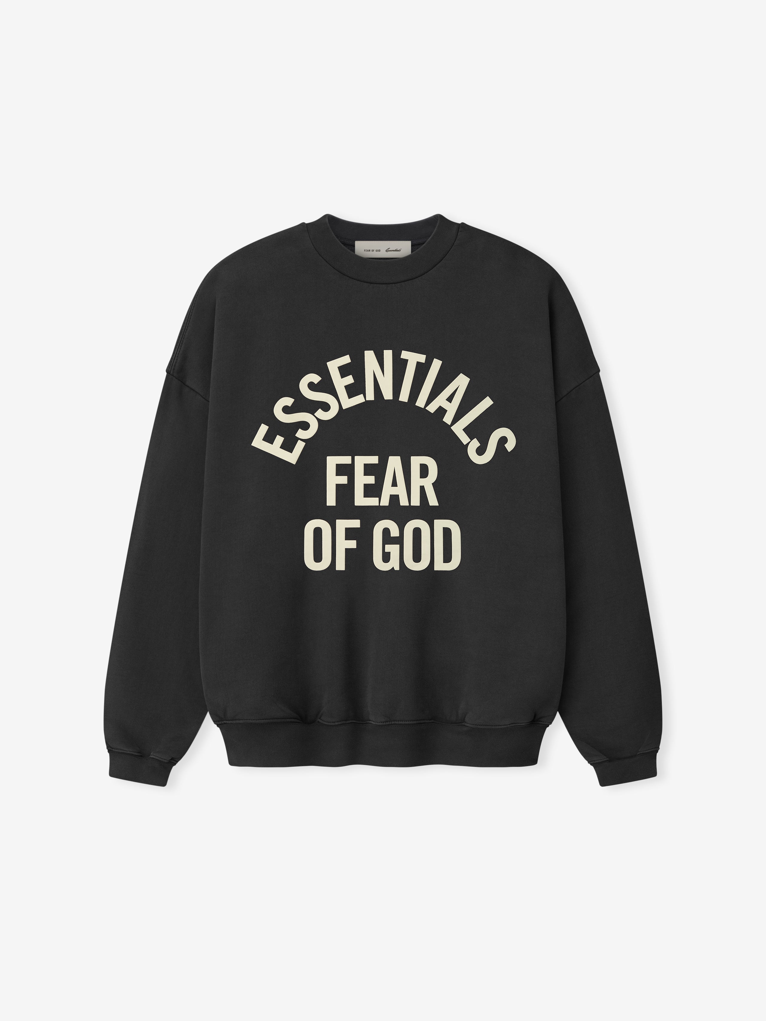 Essentials Campus 90S Crewneck Sweatshirt Faded Black